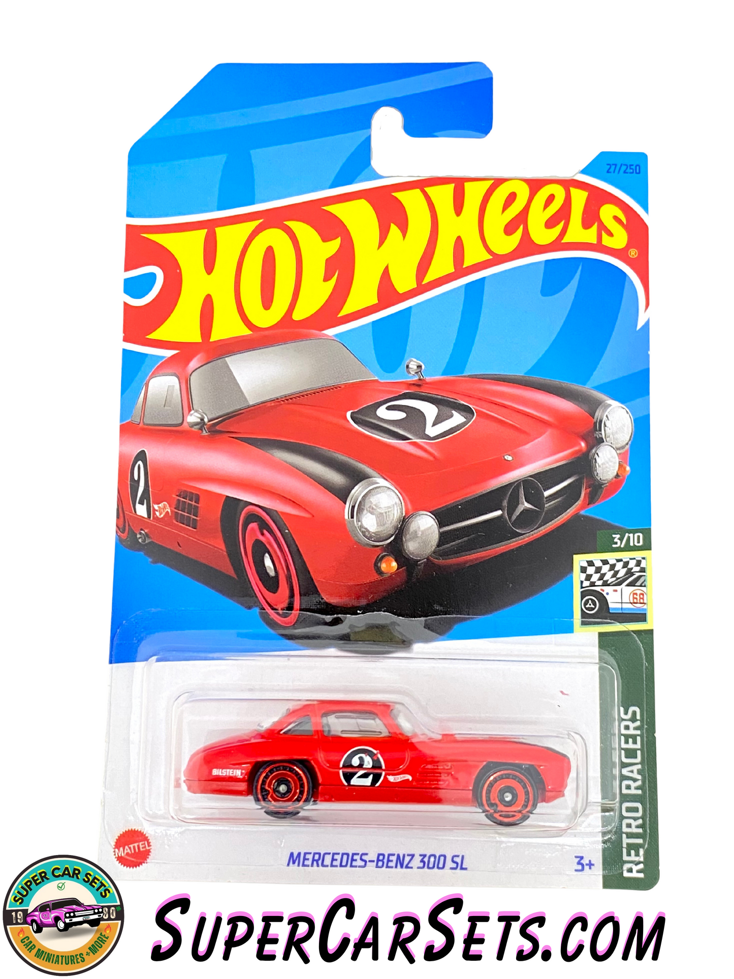 Mercedes-Benz 300 SL - Hot Wheels - Retro Racers 2023 (3/10) (27/250)