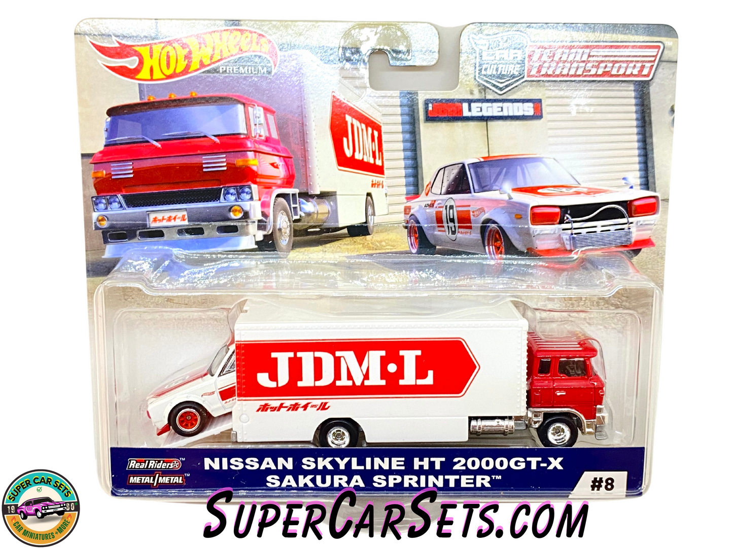 Nissan Skyline HT 2000GT-X Sakura Sprinter - Hot Wheels Team Transport (#8)