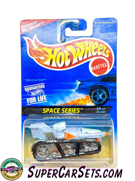 Hot Wheels (VINTAGE) (Year launched 1996) - Space Series (4/4) Robot Driver! (#15231) (Card slightly damaged)