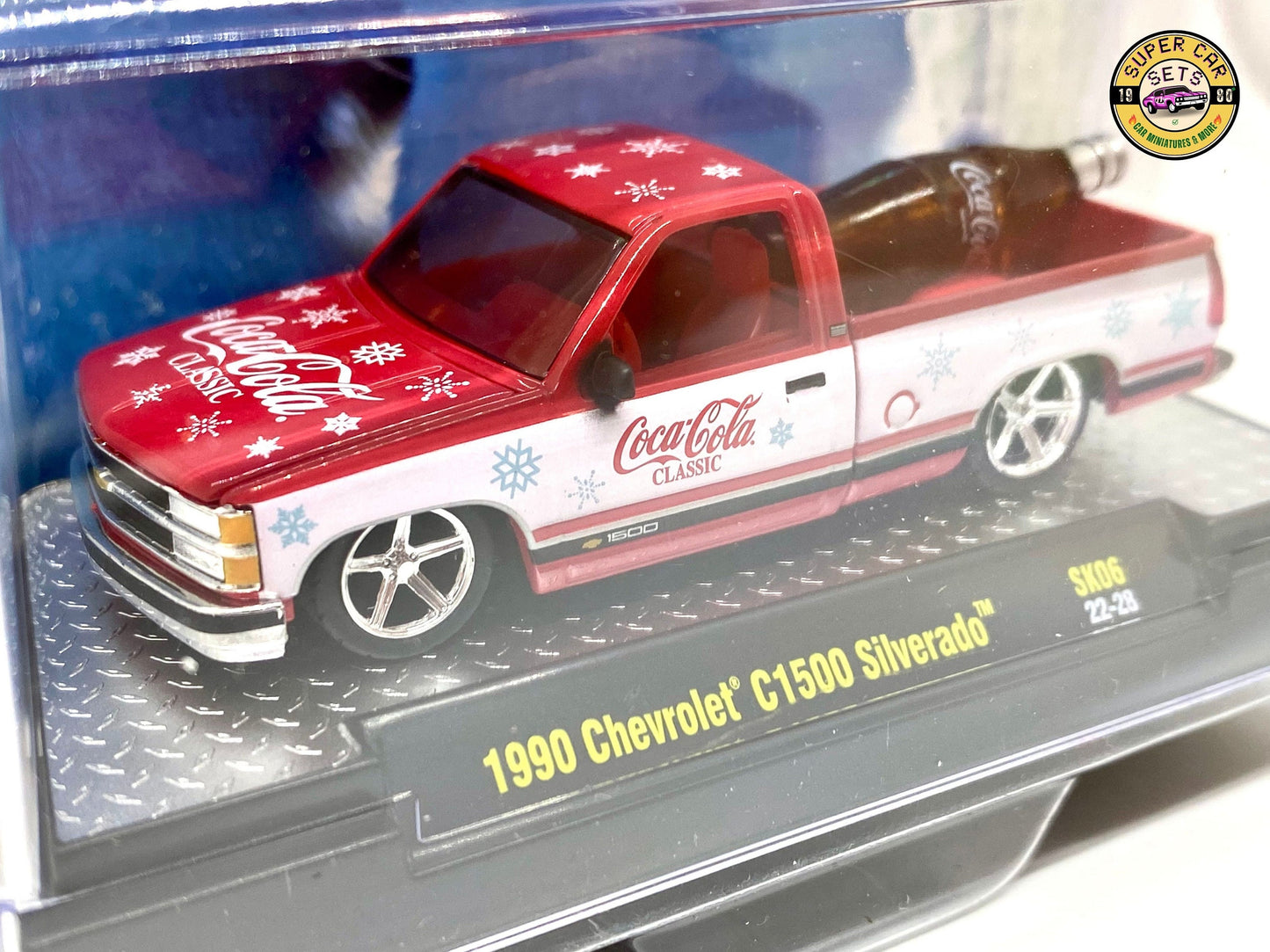 All 6 Coca-Cola Christmas Cars (VOL.1) from M2 Machines - Complete Set 6 of 6 cars