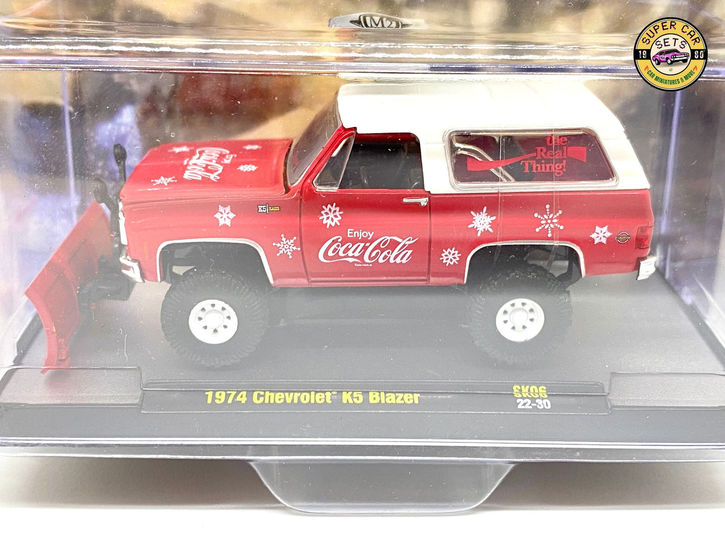 All 6 Coca-Cola Christmas Cars (VOL.1) from M2 Machines - Complete Set 6 of 6 cars