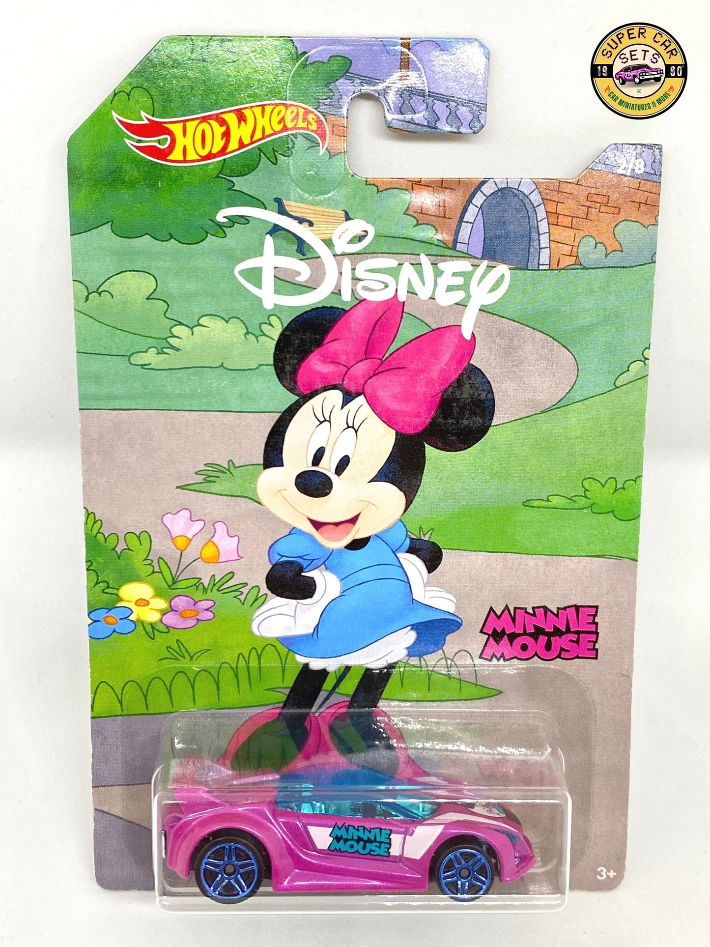 Tous les 8 Hot Wheels - Disney - Mickey 90 ans anniversaire - Ensemble complet - 8 sur 8 voitures