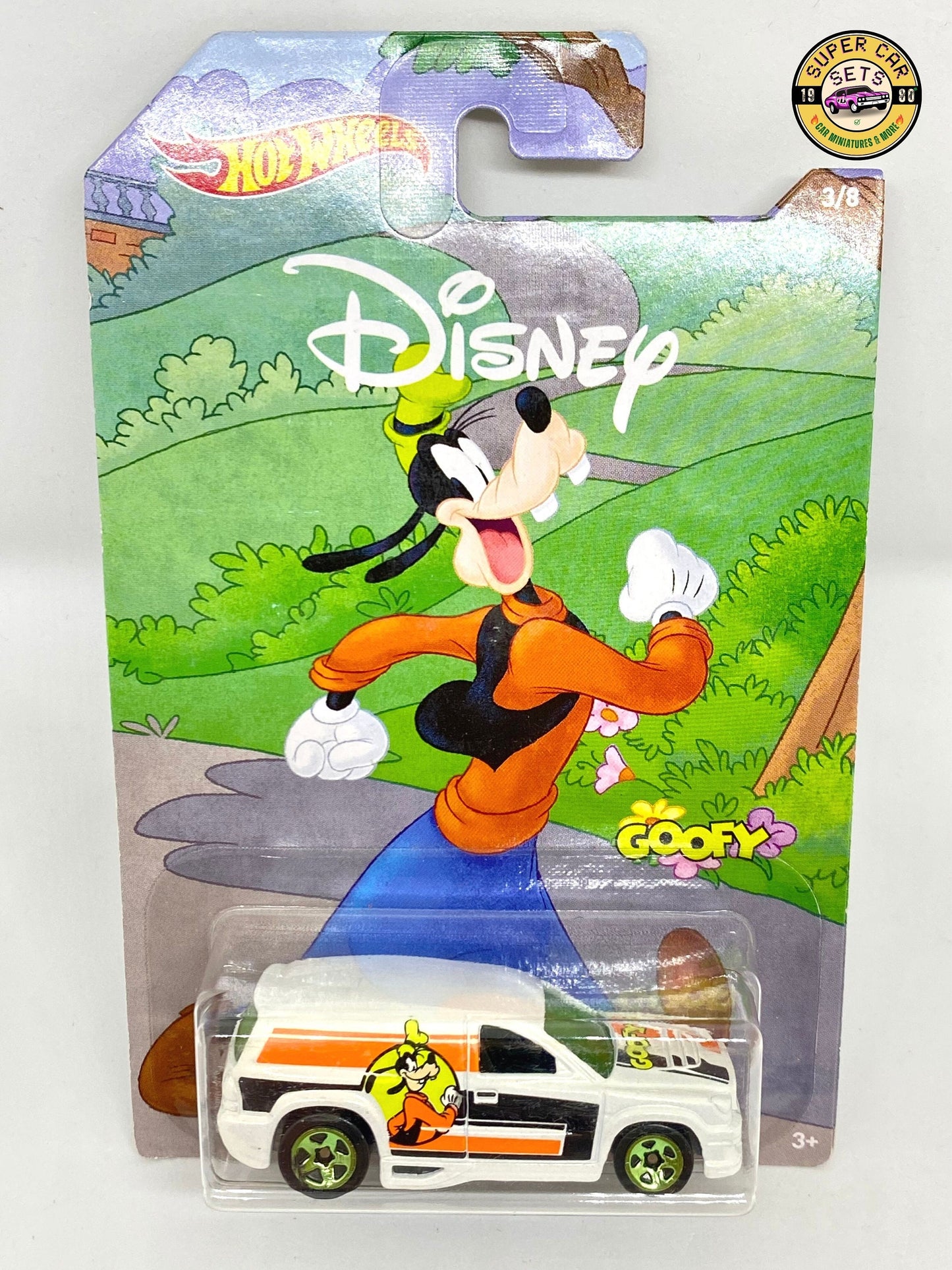 Tous les 8 Hot Wheels - Disney - Mickey 90 ans anniversaire - Ensemble complet - 8 sur 8 voitures