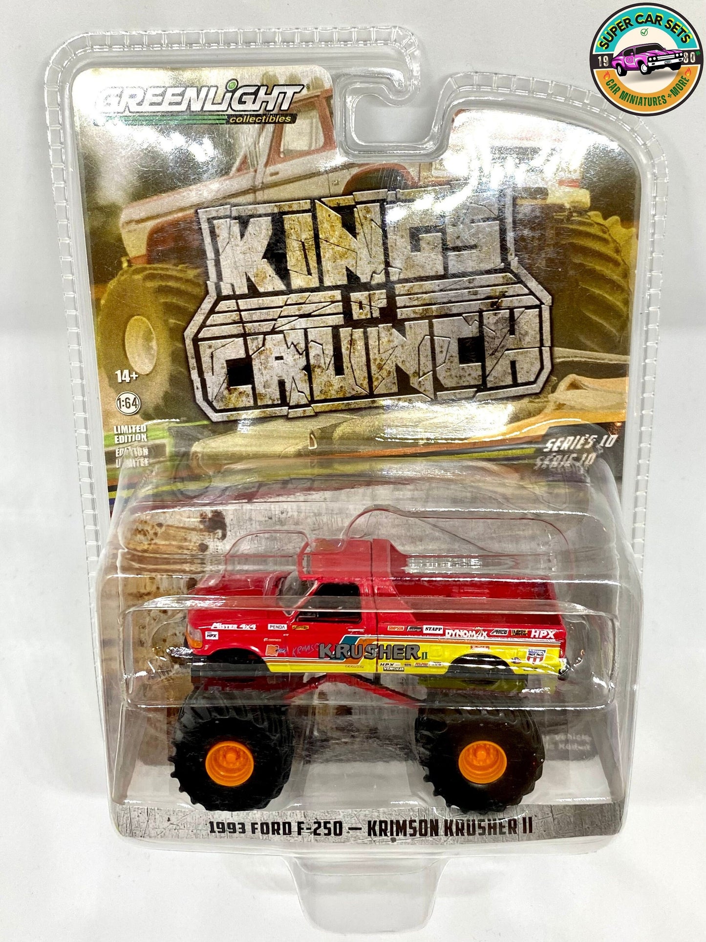 Alle 6 Trucks von Greenlight Kings of Crunch – Komplettset – 6 von 6 Trucks