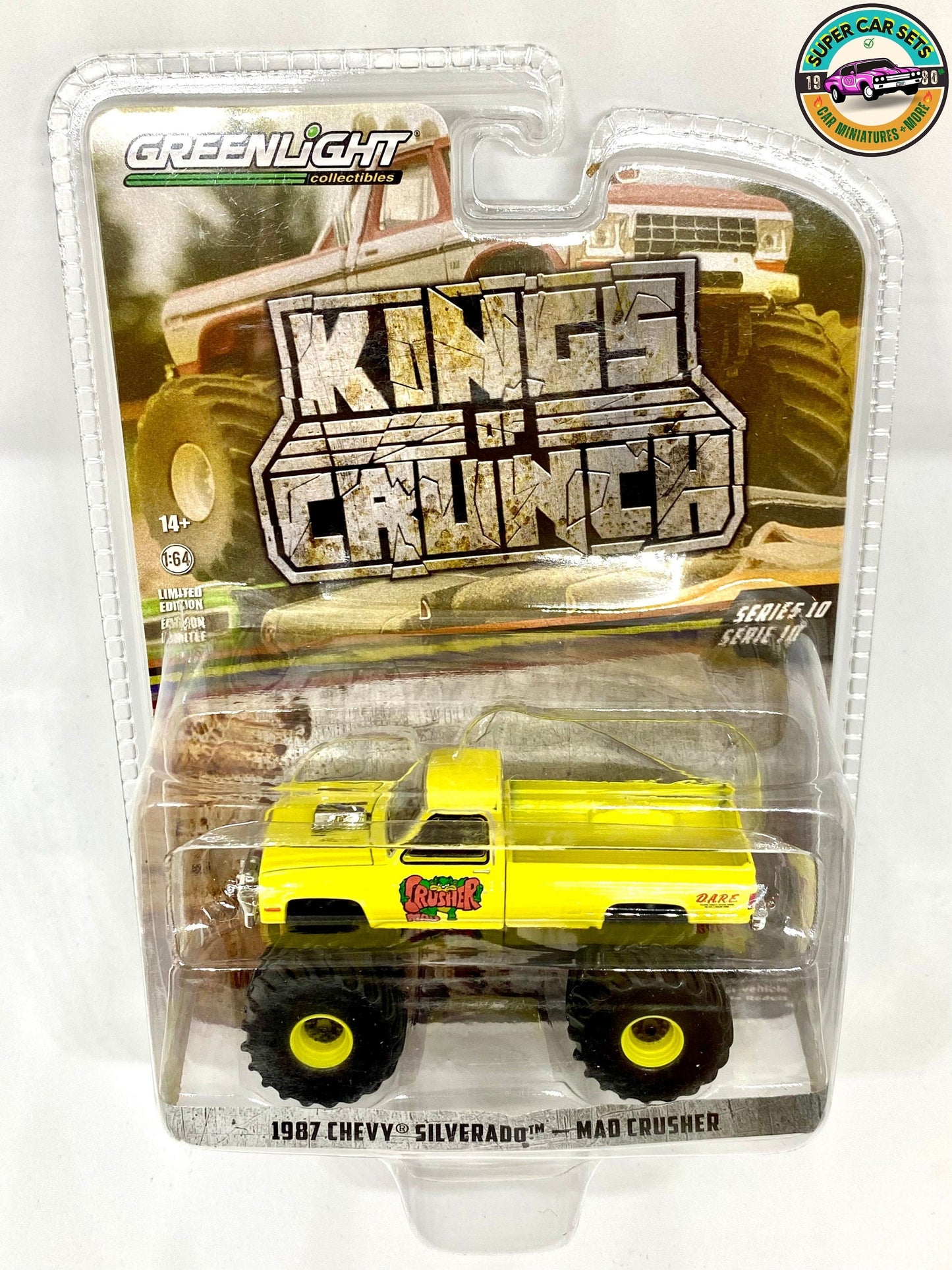 Alle 6 Trucks von Greenlight Kings of Crunch – Komplettset – 6 von 6 Trucks