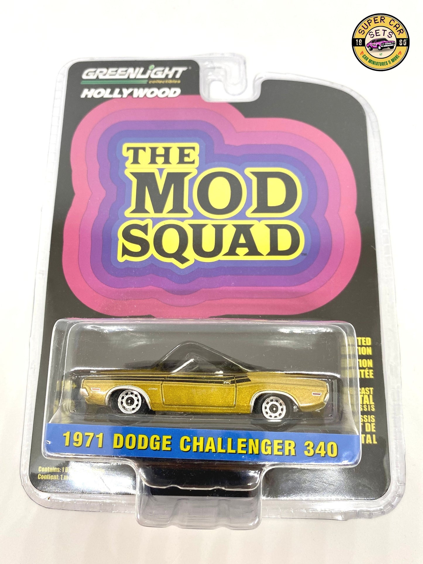 The Mod Squad - 1971 Dodge Challenger 340 from Greenlight - Hollywood Serie