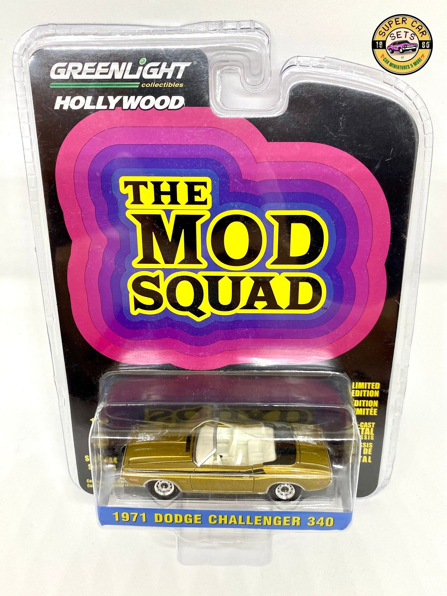 The Mod Squad - 1971 Dodge Challenger 340 from Greenlight - Hollywood Serie