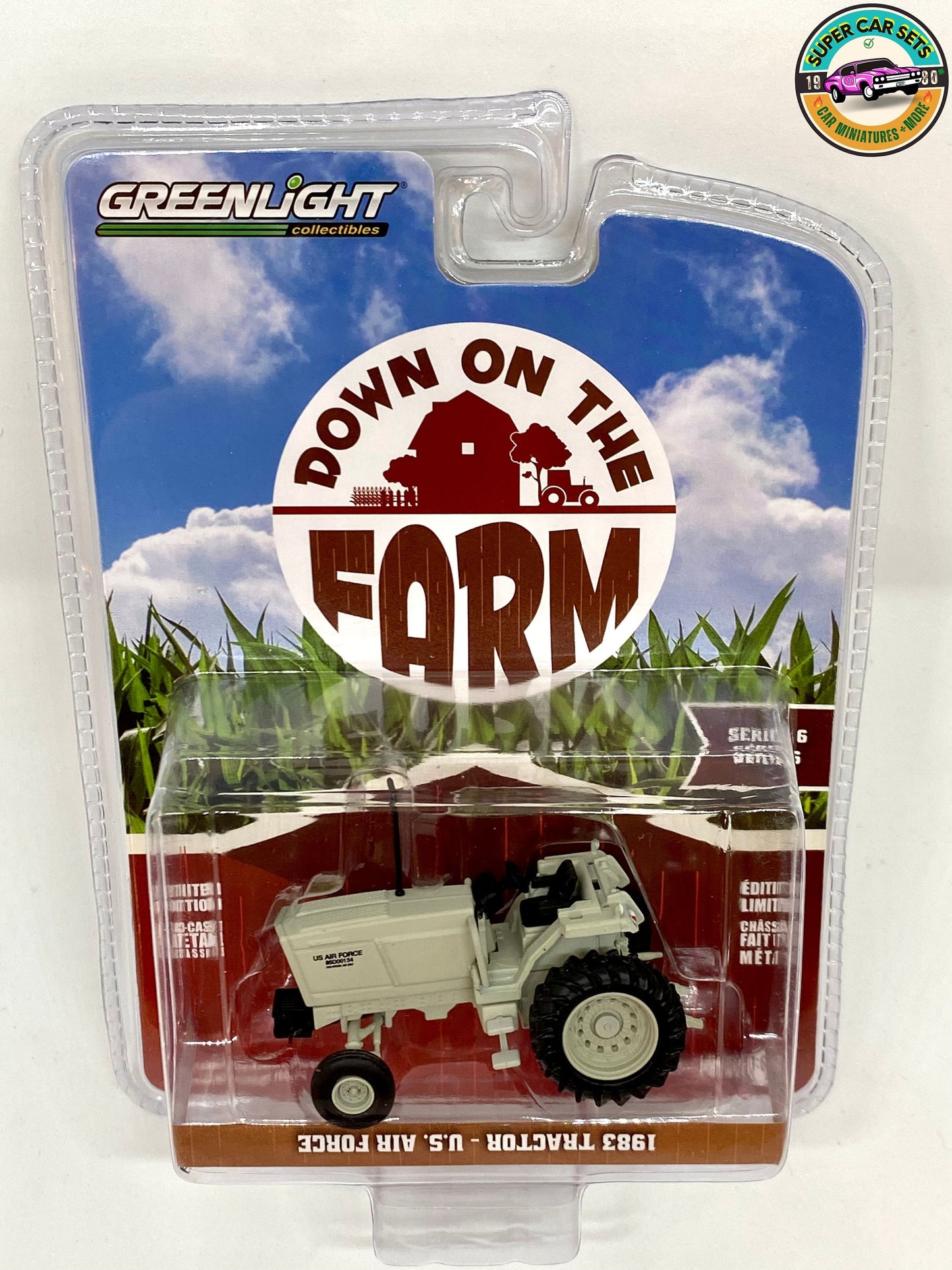 Alle 6 landwirtschaftlichen Fahrzeuge aus Down on The Farm Serie 6, hergestellt von Greenlight