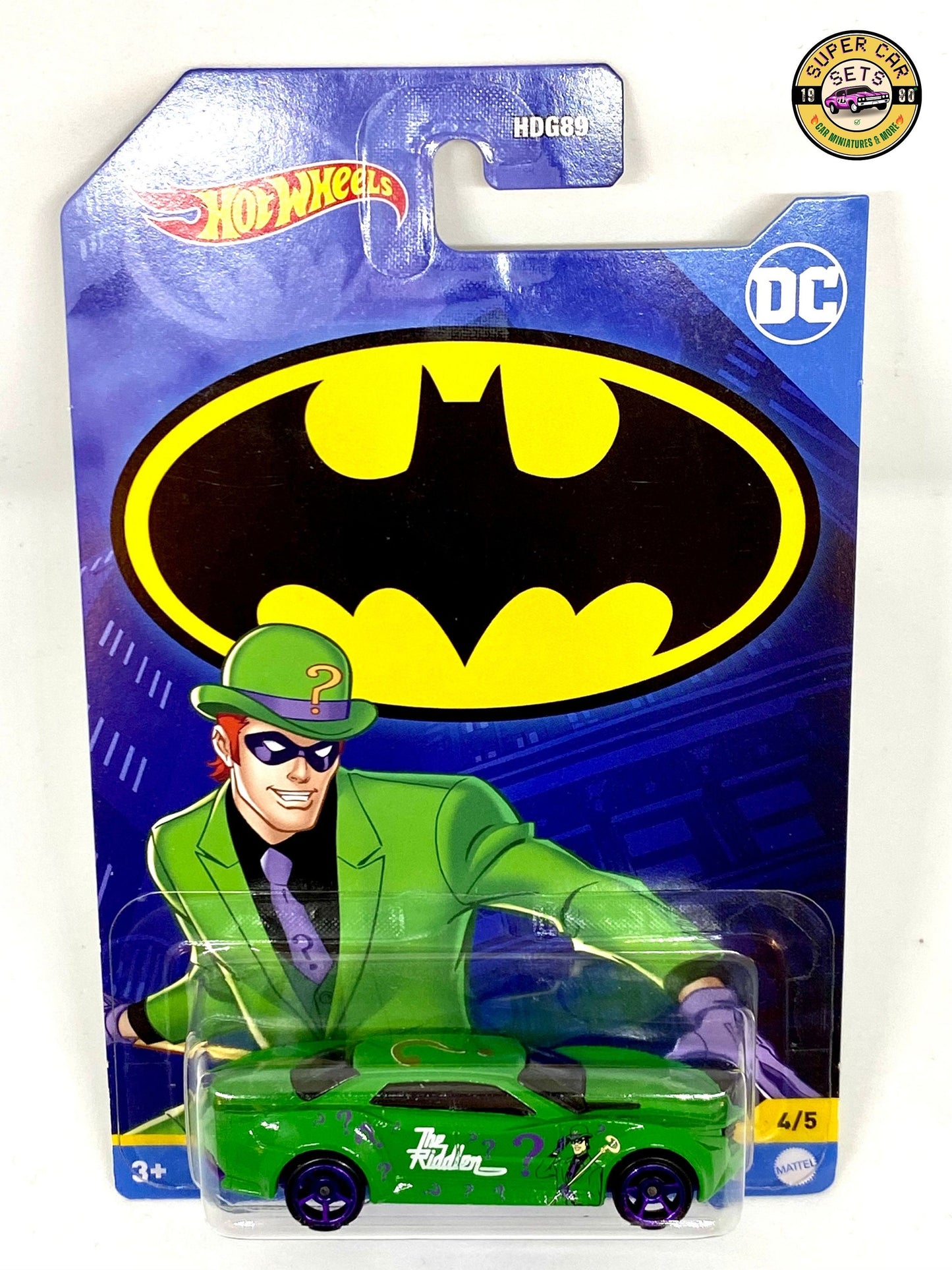 Alle 5 DC Batman (Set mit PINGUIN und The RIDDLER) – Komplettes Set mit 5 Autos