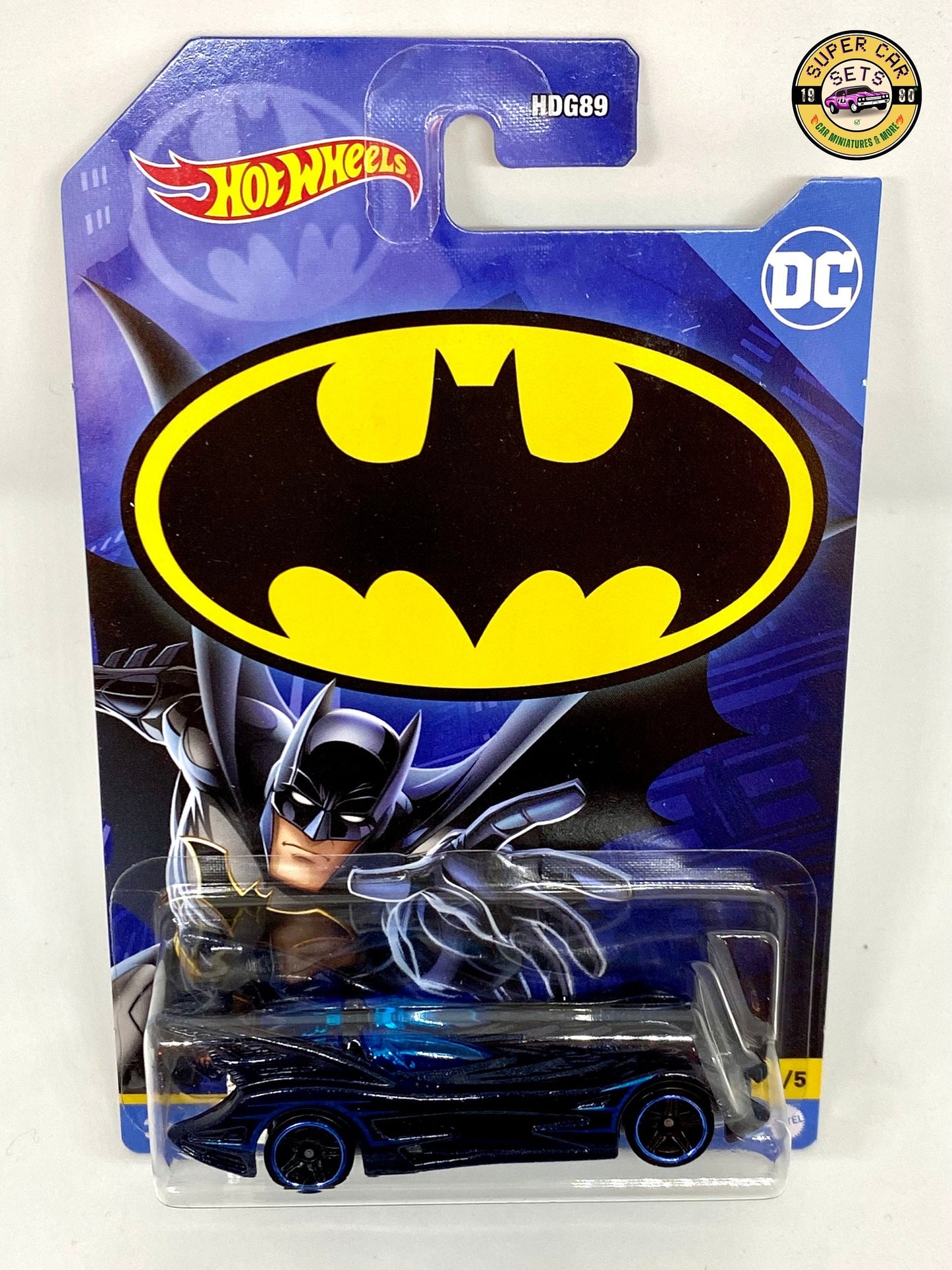 Tous les 5 DC Batman (Set avec PENGUIN et The RIDDLER) - Ensemble complet de 5 voitures