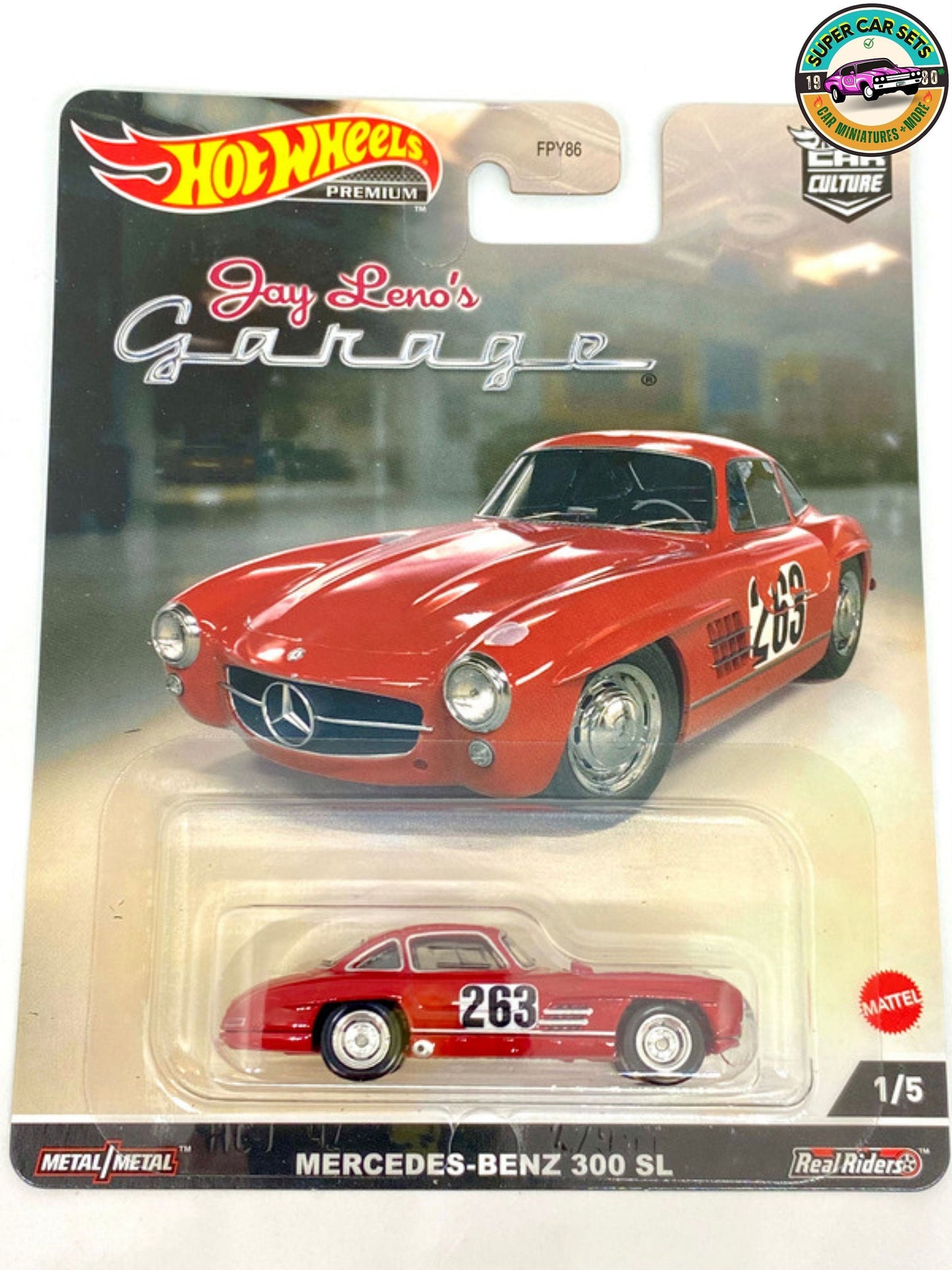 Alle 5 Autos Jay Leno's Garage von Hot Wheels Premium Car Culture – Komplettset 5 von 5 Autos