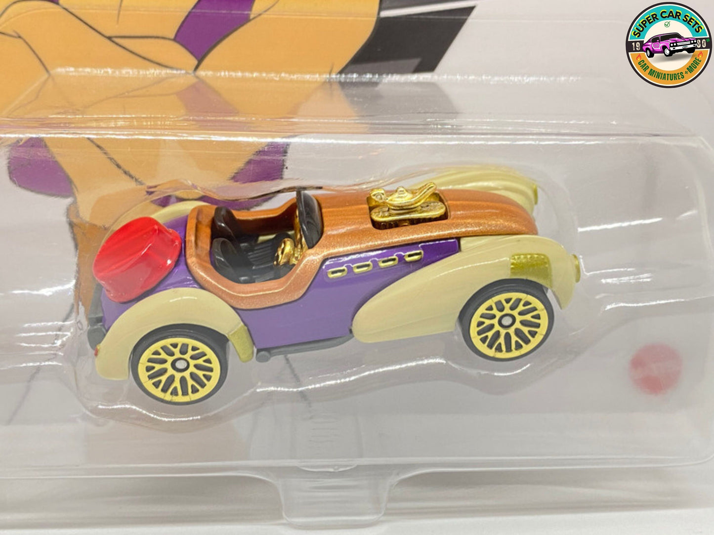 Personnage 4 voitures Disney Hot Wheels