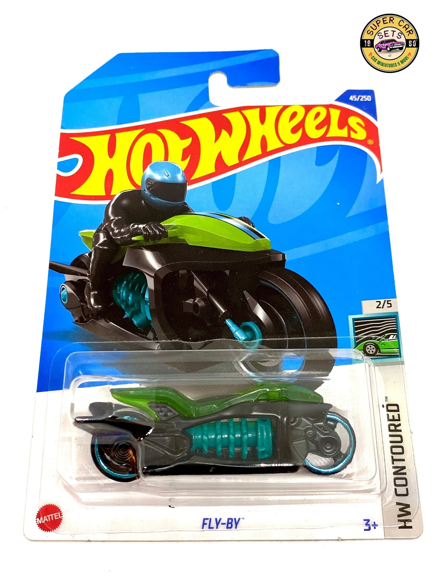 Les 5 Hot Wheels - HW Contoured - Ensemble complet de 5 voitures