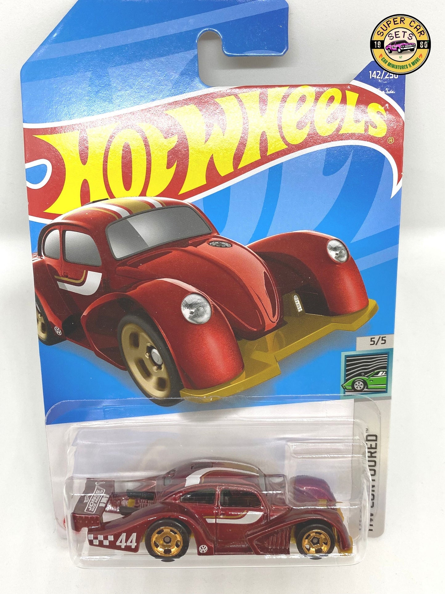 Les 5 Hot Wheels - HW Contoured - Ensemble complet de 5 voitures