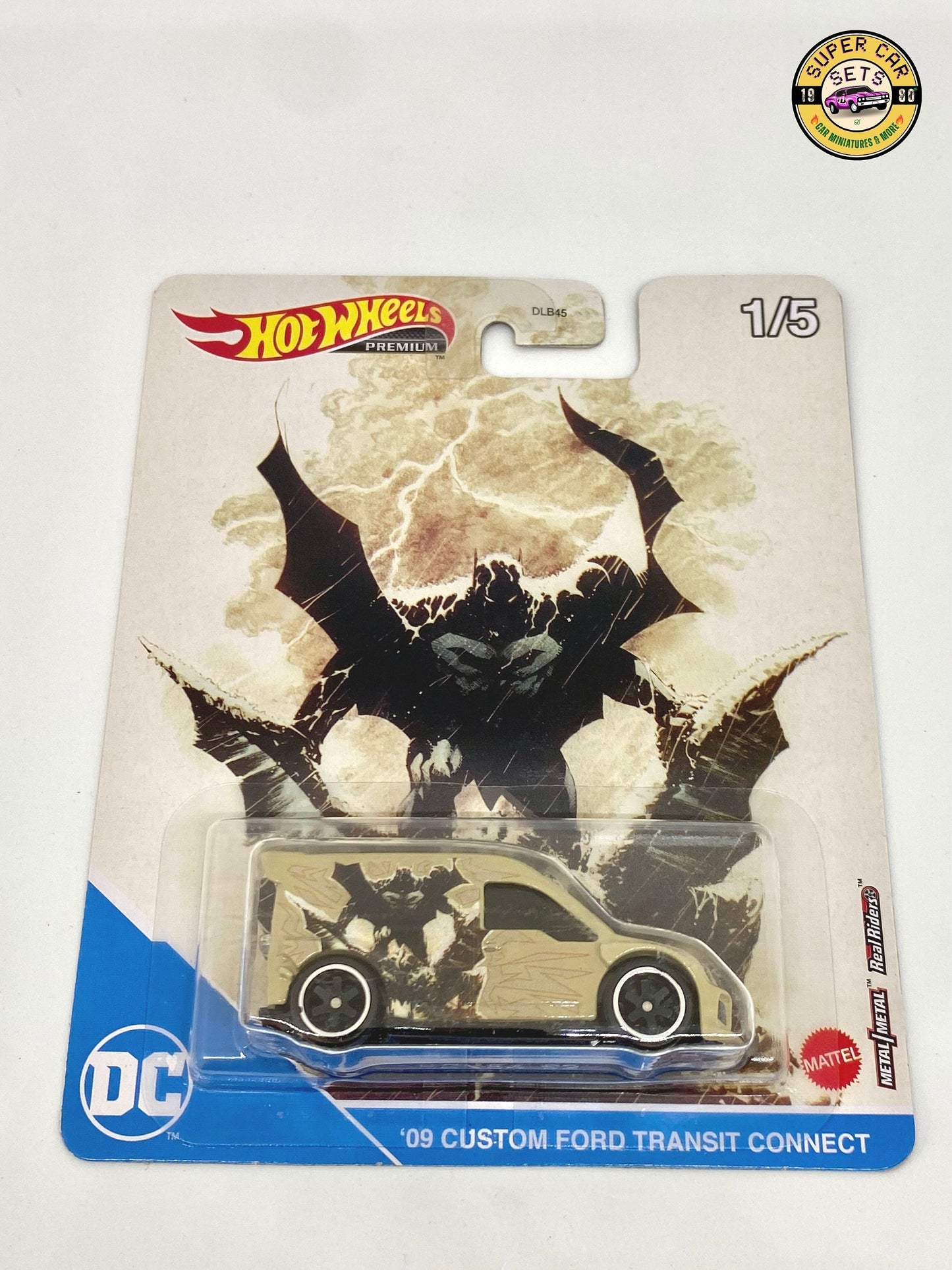 All 5 Hot Wheels - Premium - DC - Batman - Complete Set - 5 of 5 cars