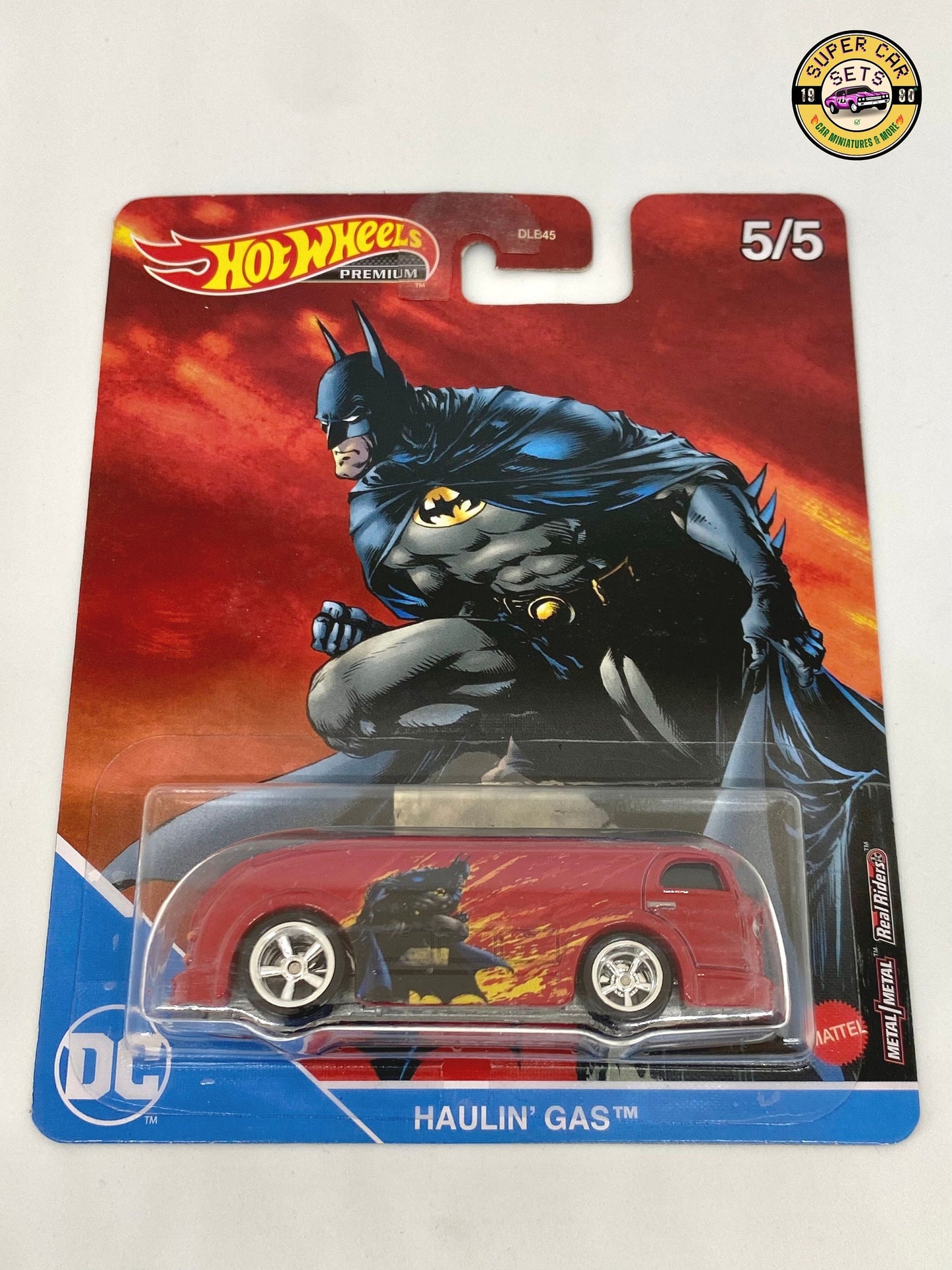 Les 5 Hot Wheels - Premium - DC - Batman - Ensemble complet - 5 sur 5 voitures