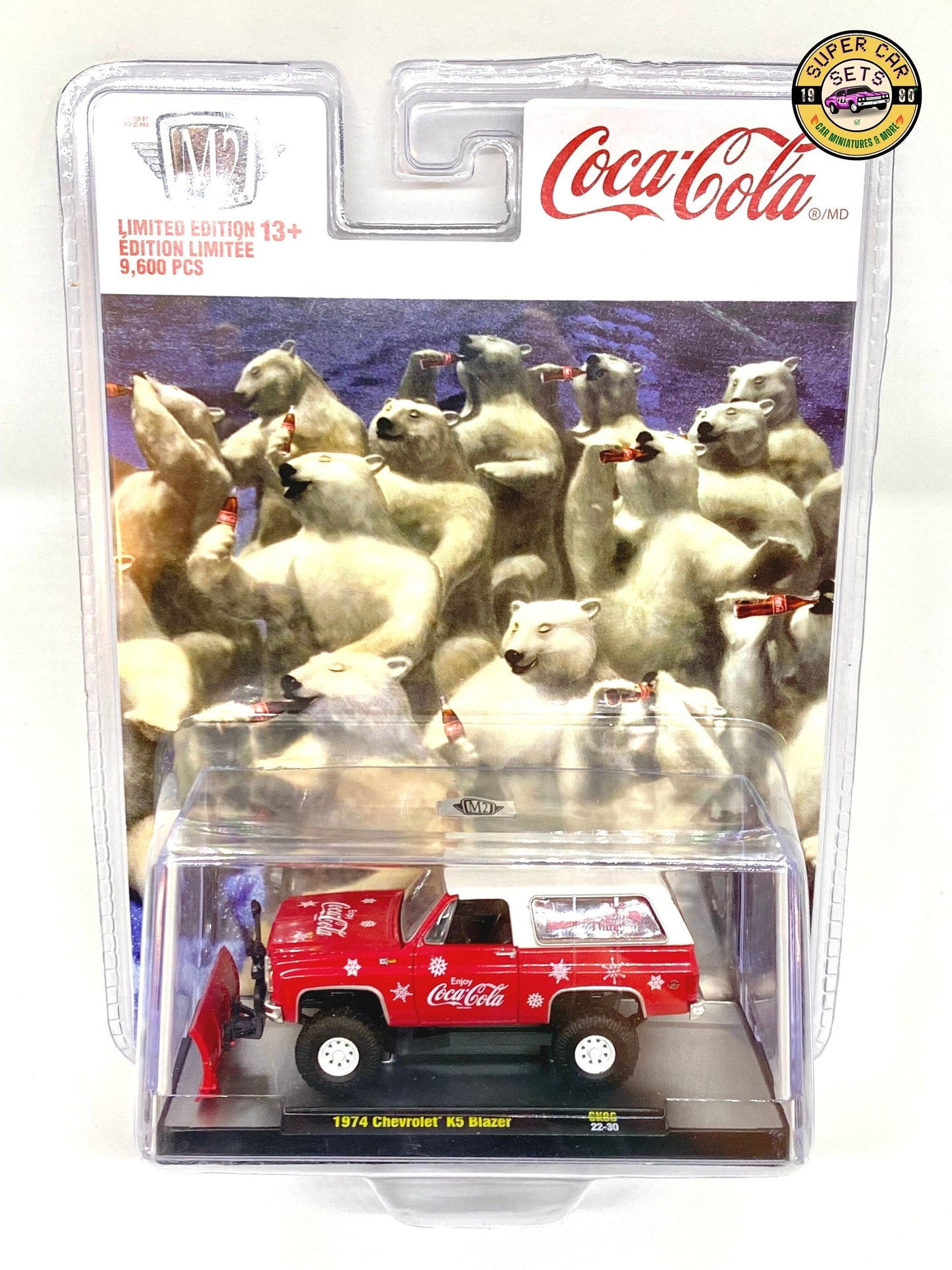 All 6 Coca-Cola Christmas Cars (VOL.1) from M2 Machines - Complete Set 6 of 6 cars