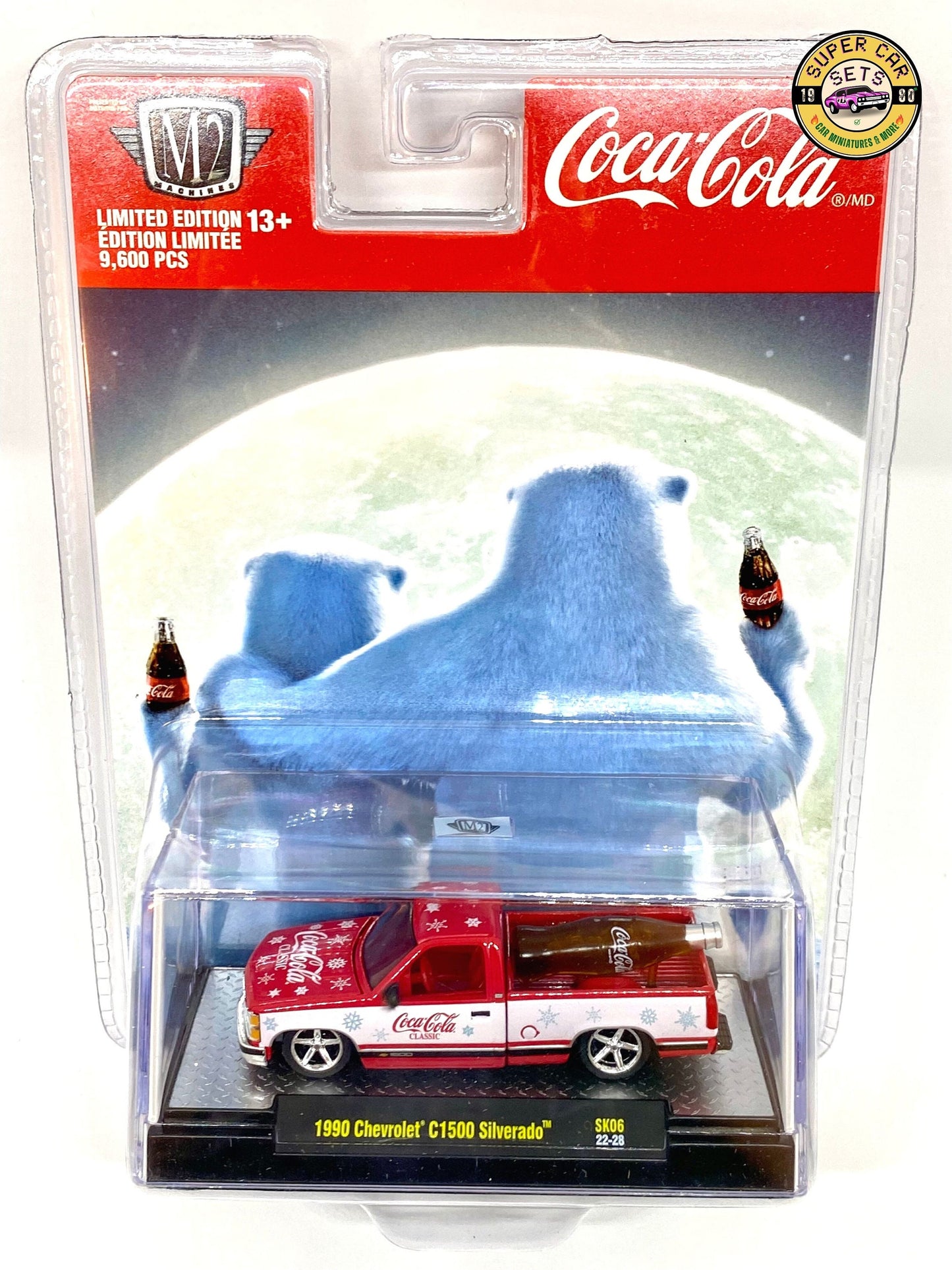 All 6 Coca-Cola Christmas Cars (VOL.1) from M2 Machines - Complete Set 6 of 6 cars