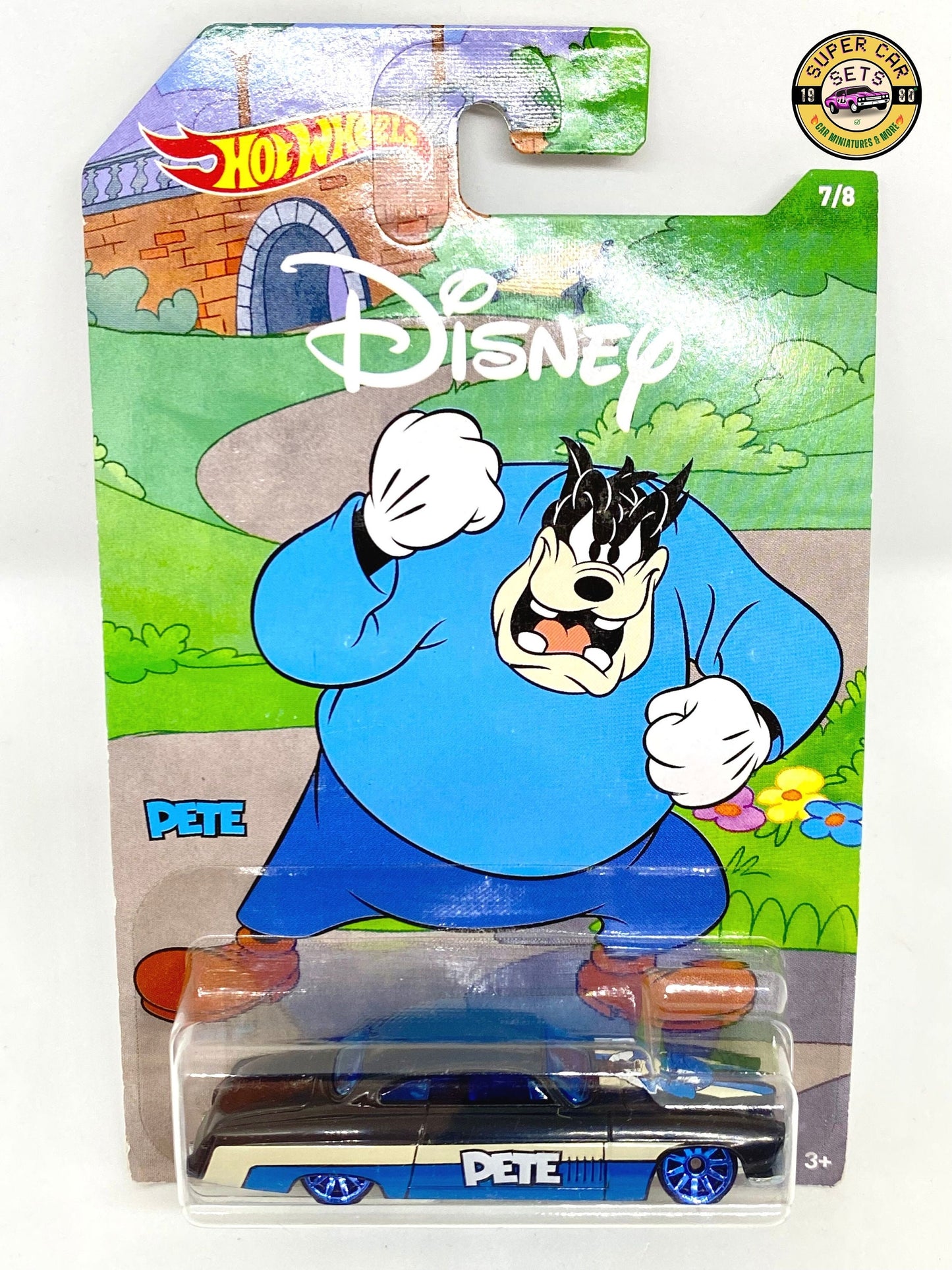 Tous les 8 Hot Wheels - Disney - Mickey 90 ans anniversaire - Ensemble complet - 8 sur 8 voitures