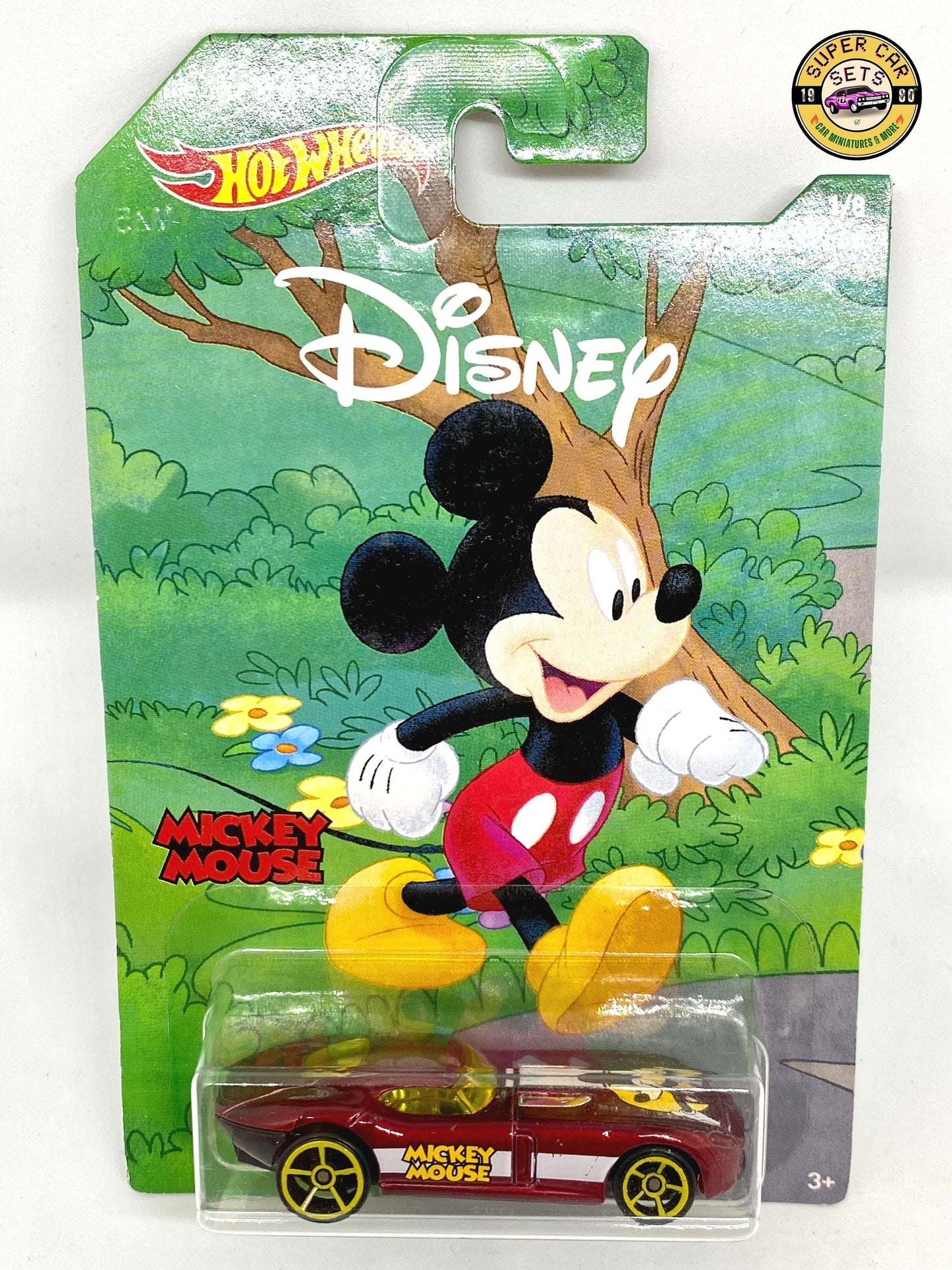 Tous les 8 Hot Wheels - Disney - Mickey 90 ans anniversaire - Ensemble complet - 8 sur 8 voitures