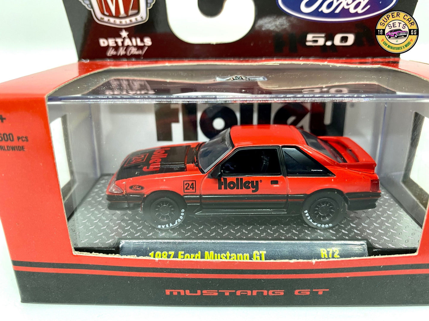 2 vehicles Holley Set - 1950 Studebaker 2R Truck + 1987 Ford Mustang GT made by M2 Machines