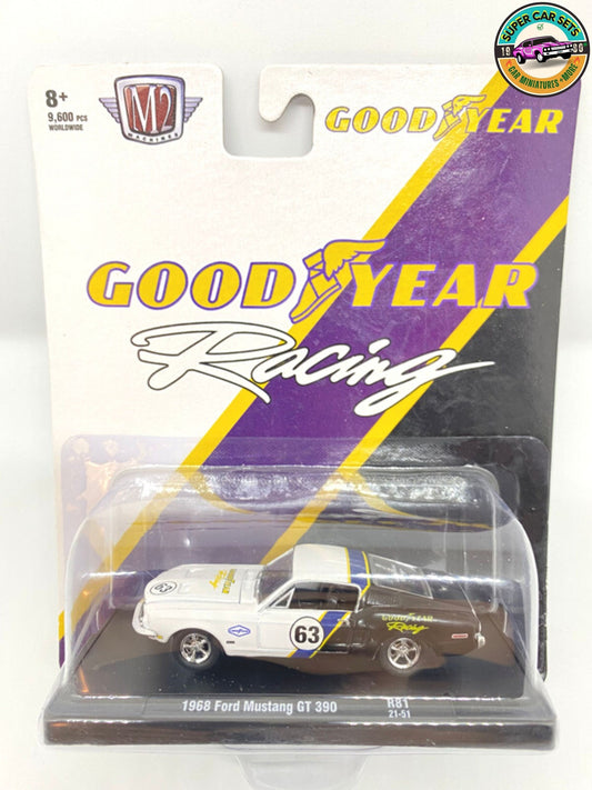 Goodyear Racing 1968  Ford Mustang GT 390 made by M2 Machines