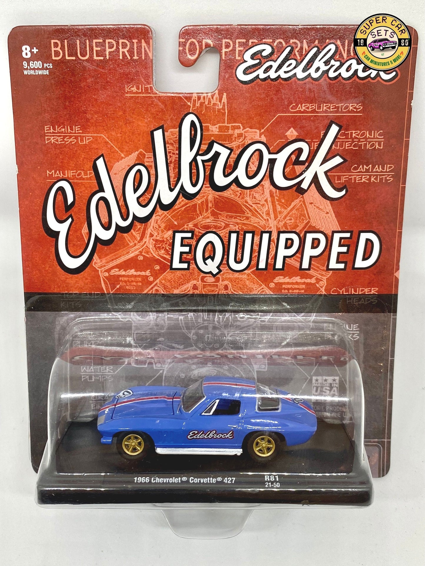 Edelbrock - Chevrolet Corvette 427 1966 fabriquée par M2 Machines