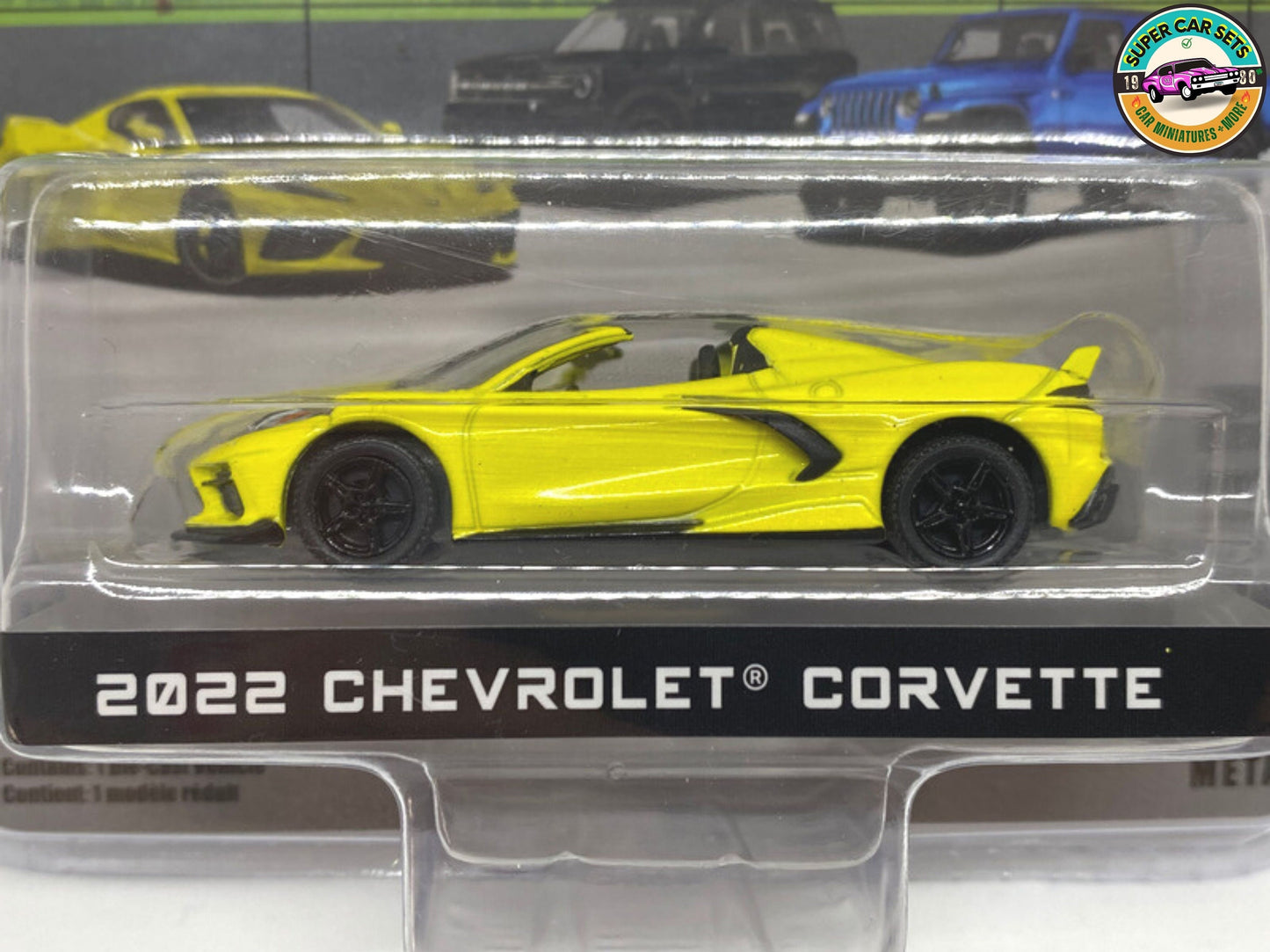 Chevrolet Corvette 2022 du Showroom Floor Serie 1 fabriquée par Greenlight