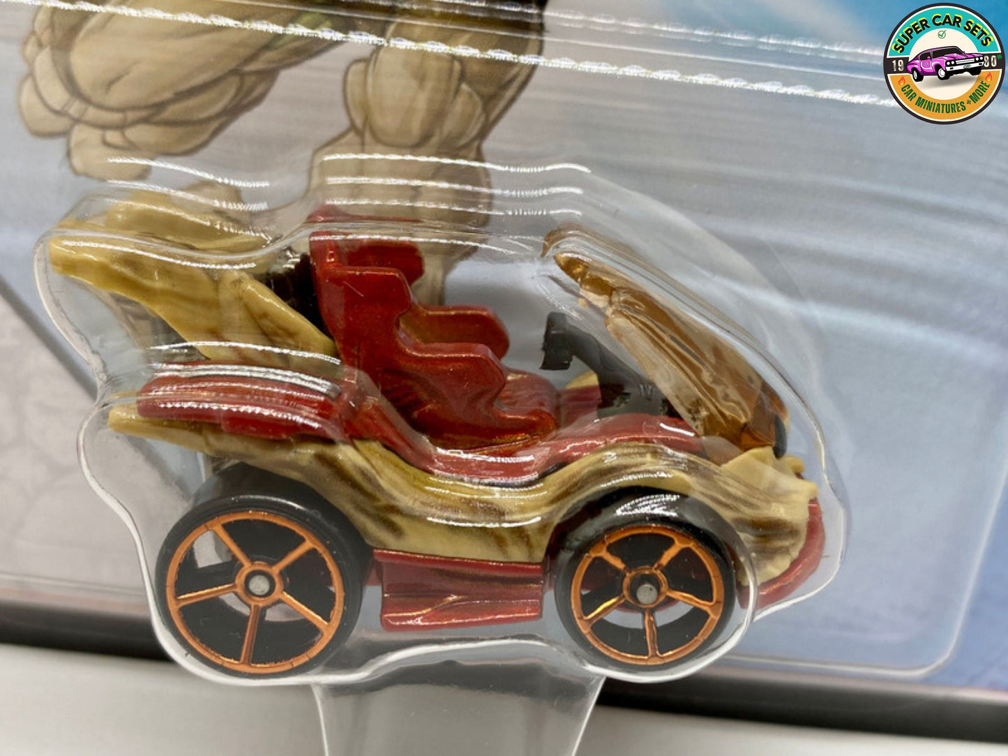 Guardians of the Galaxy Groot Go-Kart + Rocket Racoon Hot Wheels Charakterautos