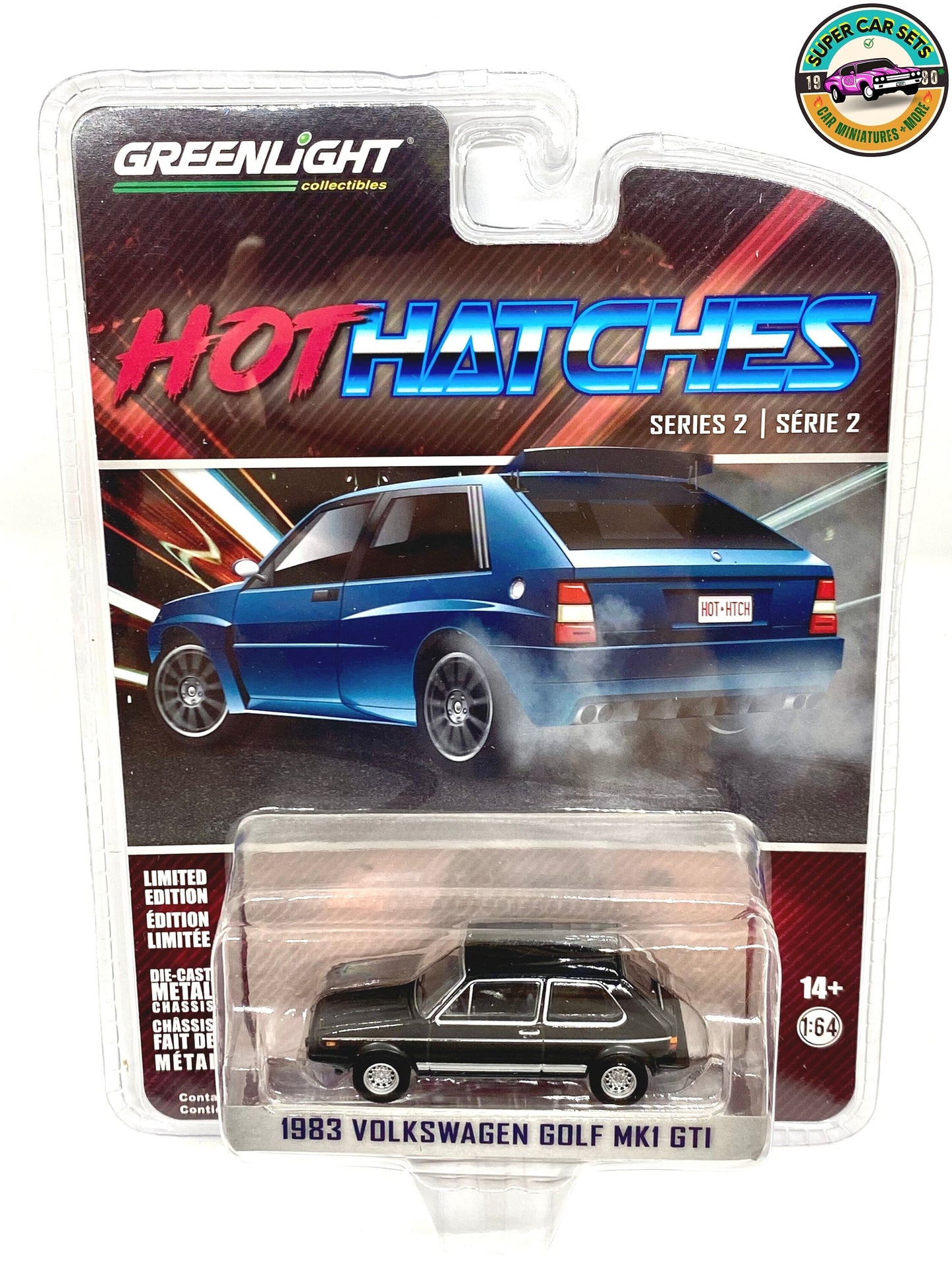 All 6 Hot Hatches Cars - Series 2 made by Greenlight - Complete Set 6 of 6