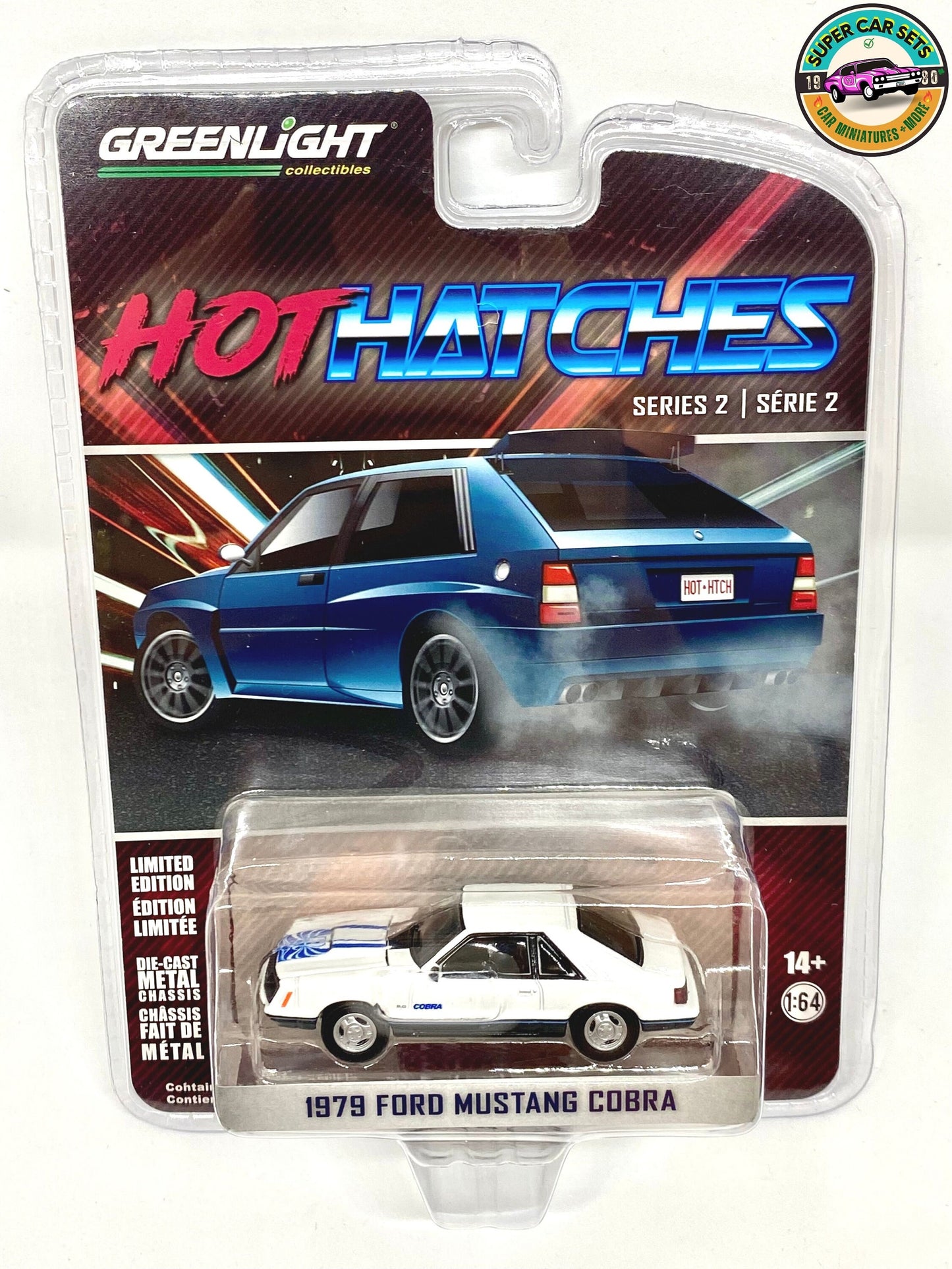 All 6 Hot Hatches Cars - Series 2 made by Greenlight - Complete Set 6 of 6