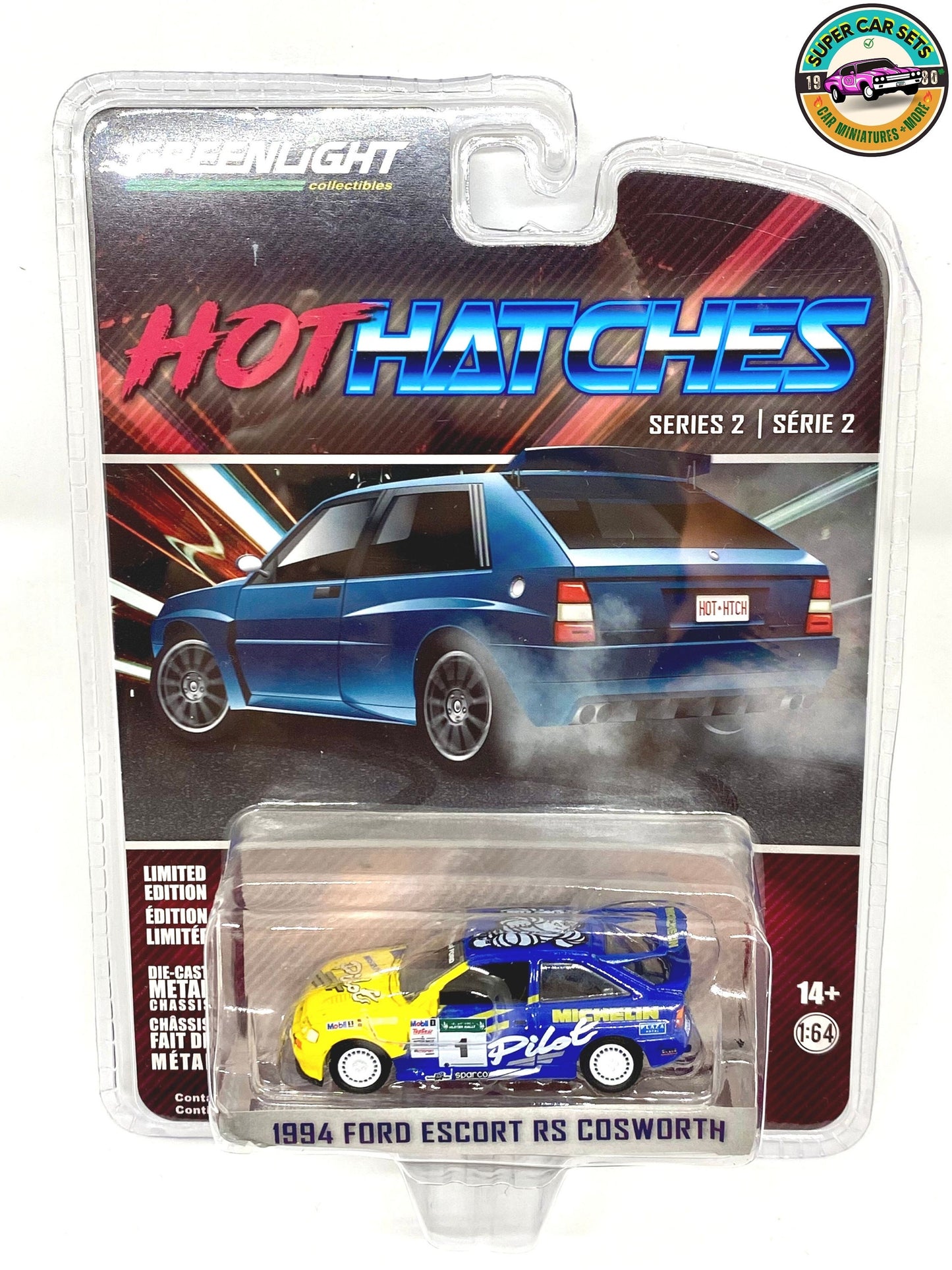 All 6 Hot Hatches Cars - Series 2 made by Greenlight - Complete Set 6 of 6