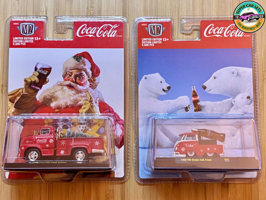 2 Trucks Coca-cola Christmas made by M2 Machines