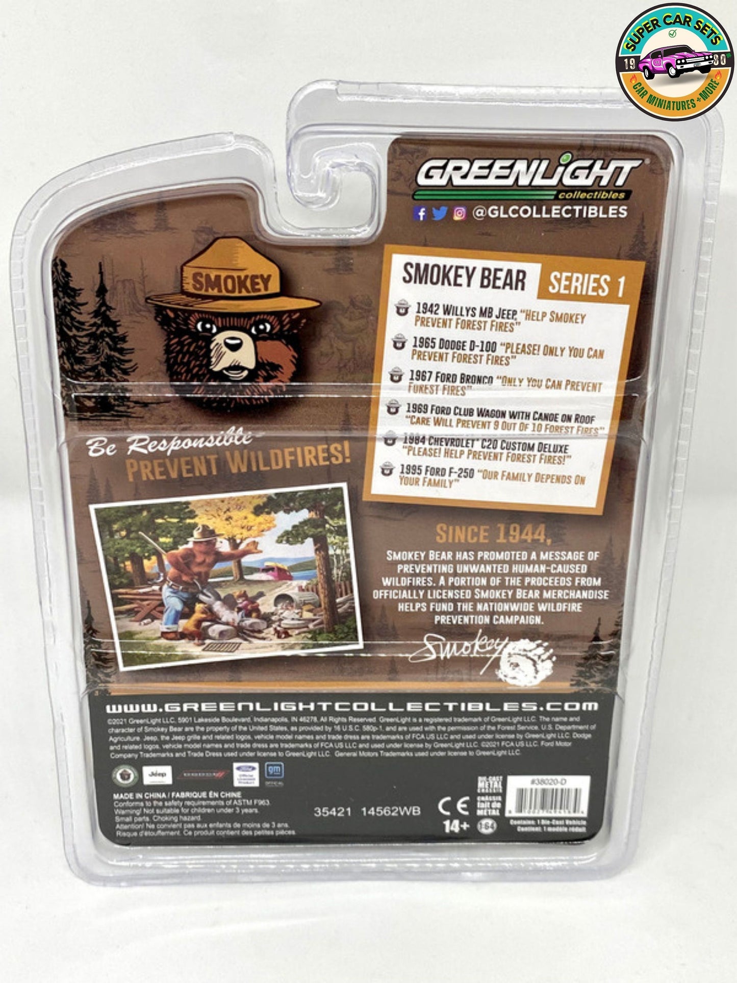 Smokey Bear Serie 1 - Ford Club Wagon 1969 fabriqué par Greenlight