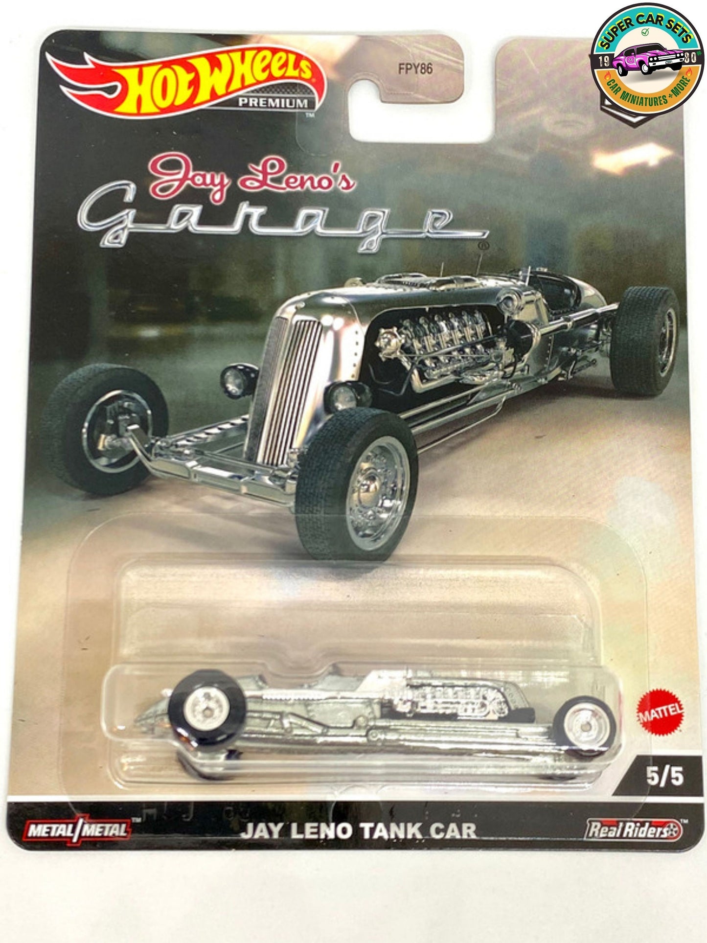 Alle 5 Autos Jay Leno's Garage von Hot Wheels Premium Car Culture – Komplettset 5 von 5 Autos