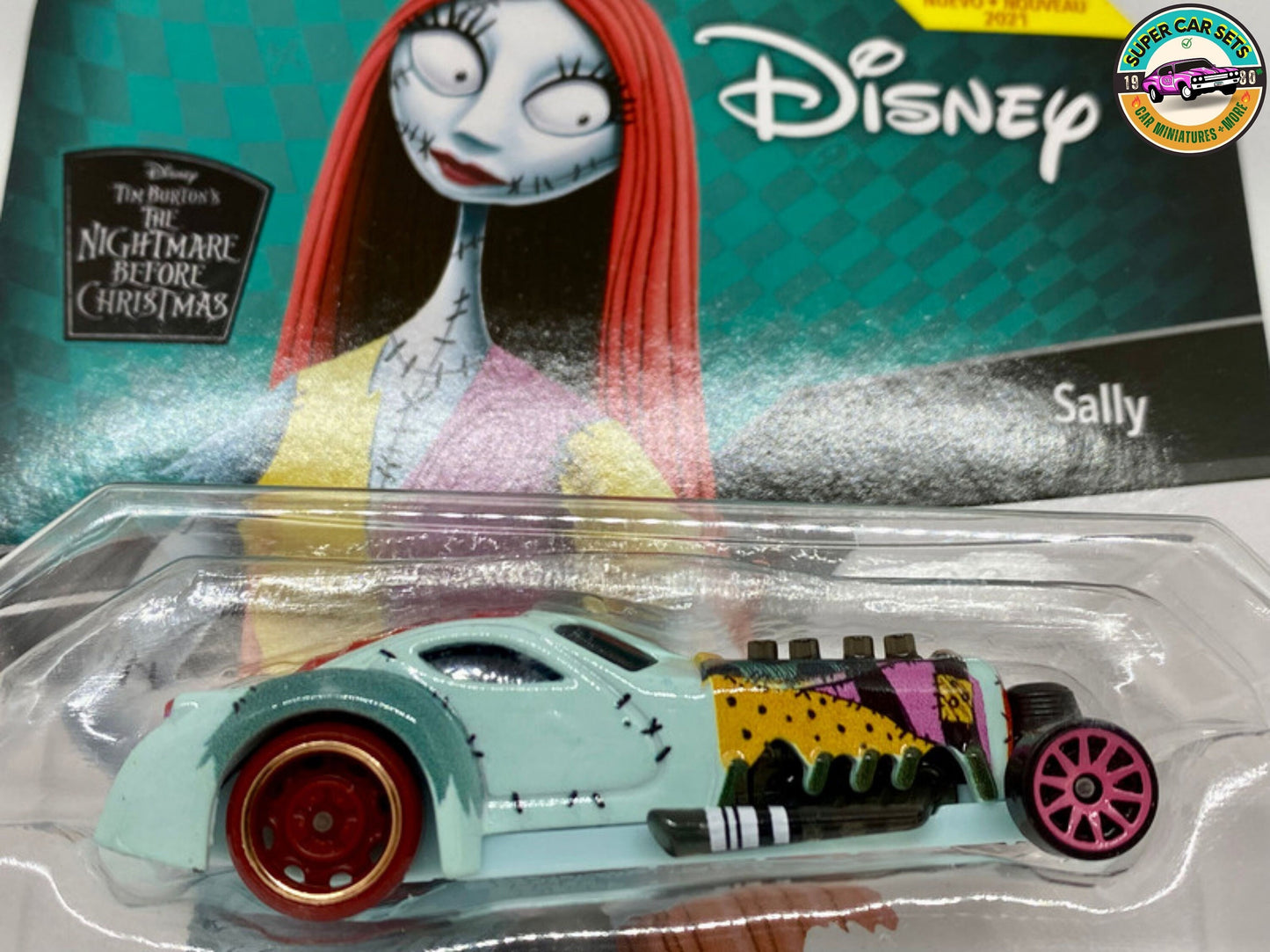 Personnage 4 voitures Disney Hot Wheels