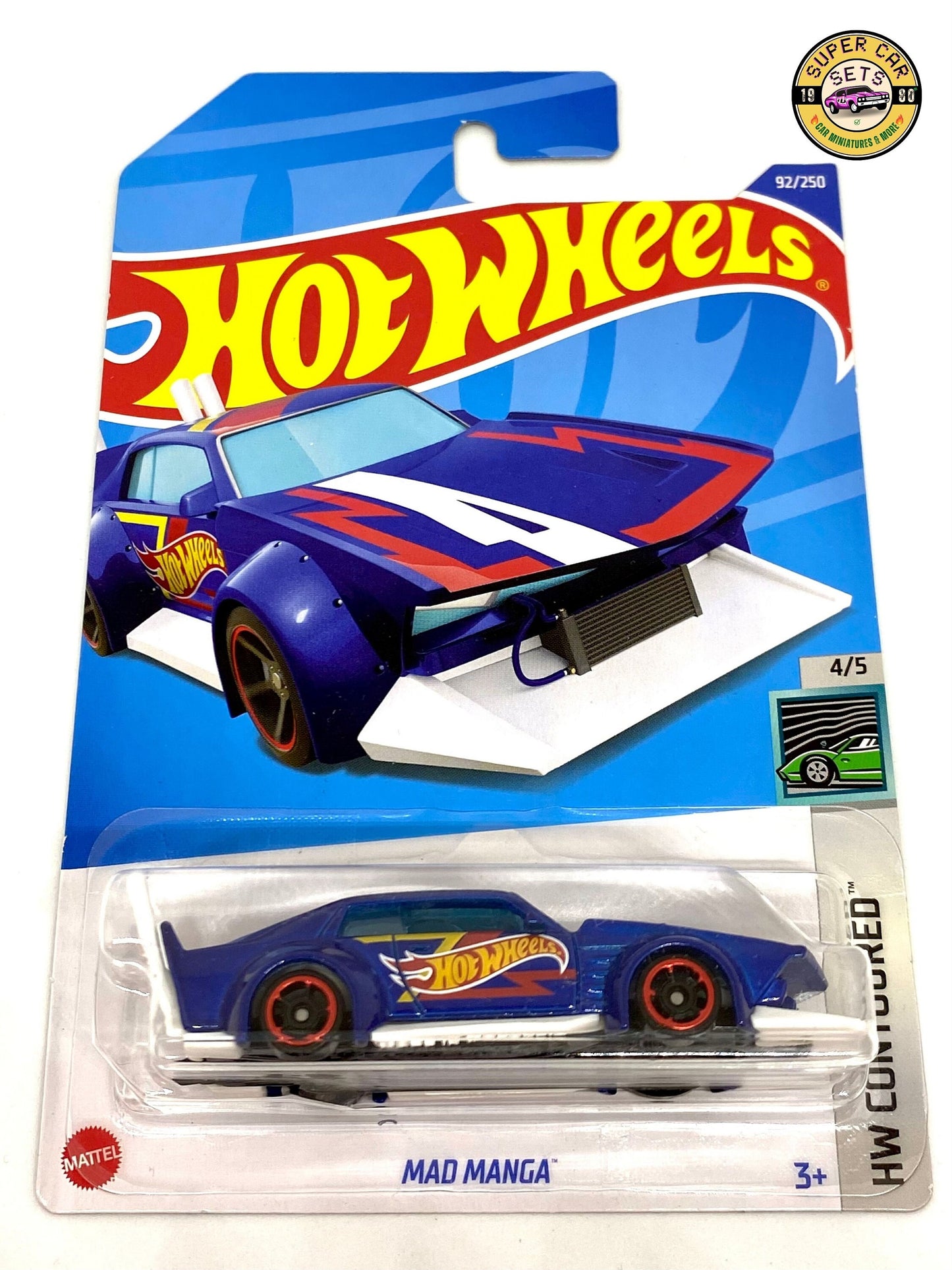 Les 5 Hot Wheels - HW Contoured - Ensemble complet de 5 voitures