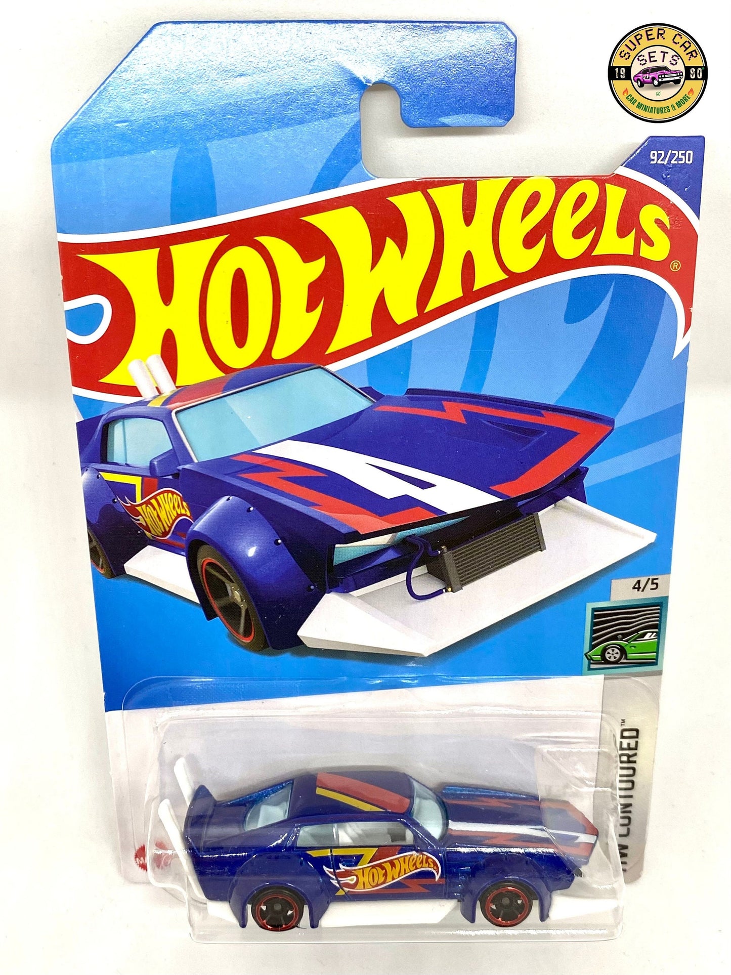 Les 5 Hot Wheels - HW Contoured - Ensemble complet de 5 voitures