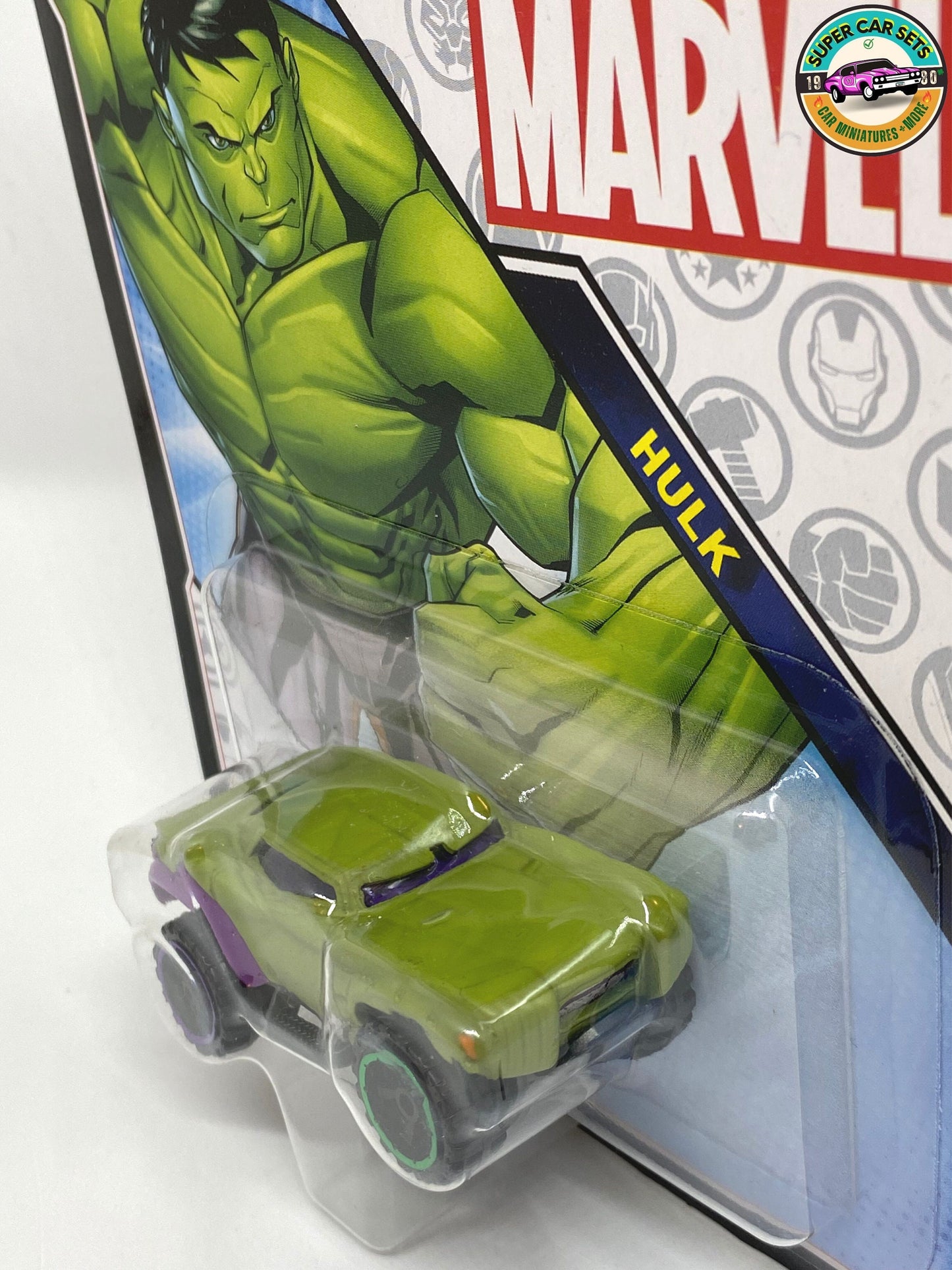 Hulk + She-Hulk Hot_Wheels Personnages Voitures Marvel