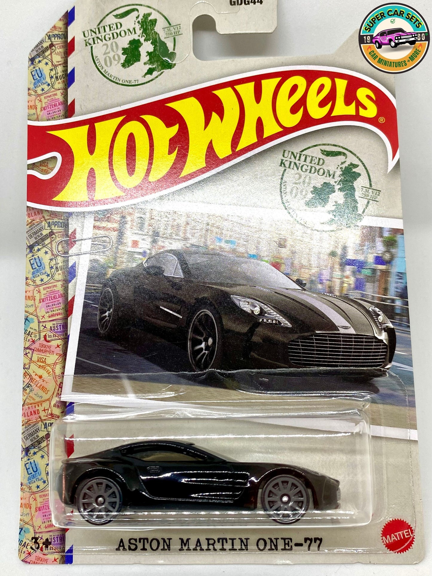 Aston Martin One-77 - United Kingdom - Hot Wheels World Class Racers Series