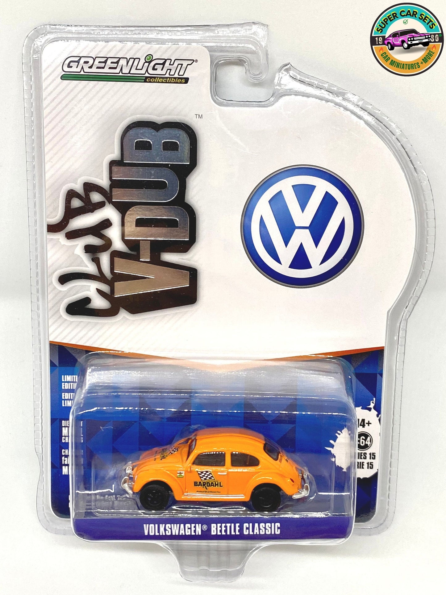 Volkswagen Beetle Classic - Club V-Dub - fabriqué par Greenlight Collectables