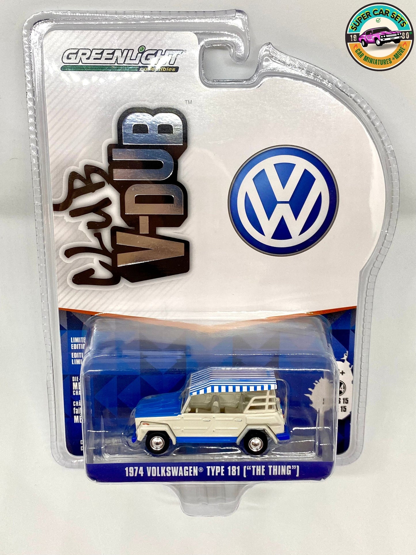 1974 Volkswagen Type 181 (« The Thing ») - Club V-Dub - Serie 15 - réalisé par Greenlight Collectables