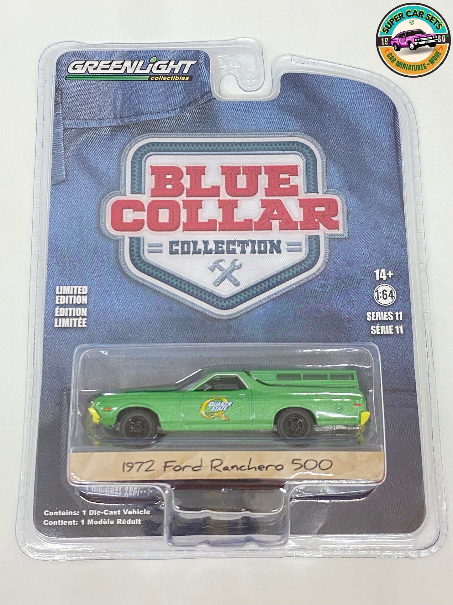 Les 6 voitures de la série 11 de la collection Blue Collar fabriquées par Greenlight Collectibles - Ensemble complet 6 sur 6