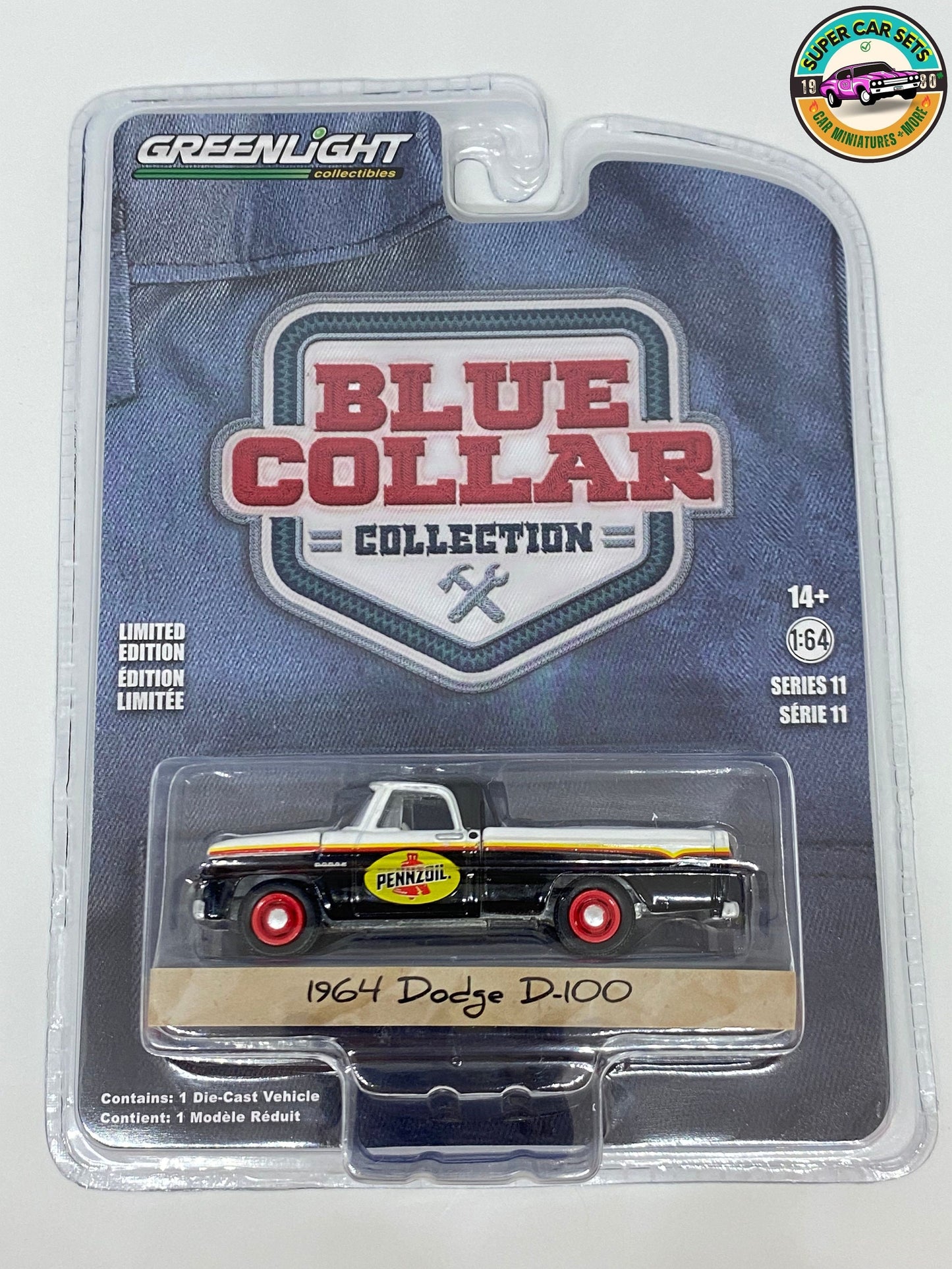 Les 6 voitures de la série 11 de la collection Blue Collar fabriquées par Greenlight Collectibles - Ensemble complet 6 sur 6