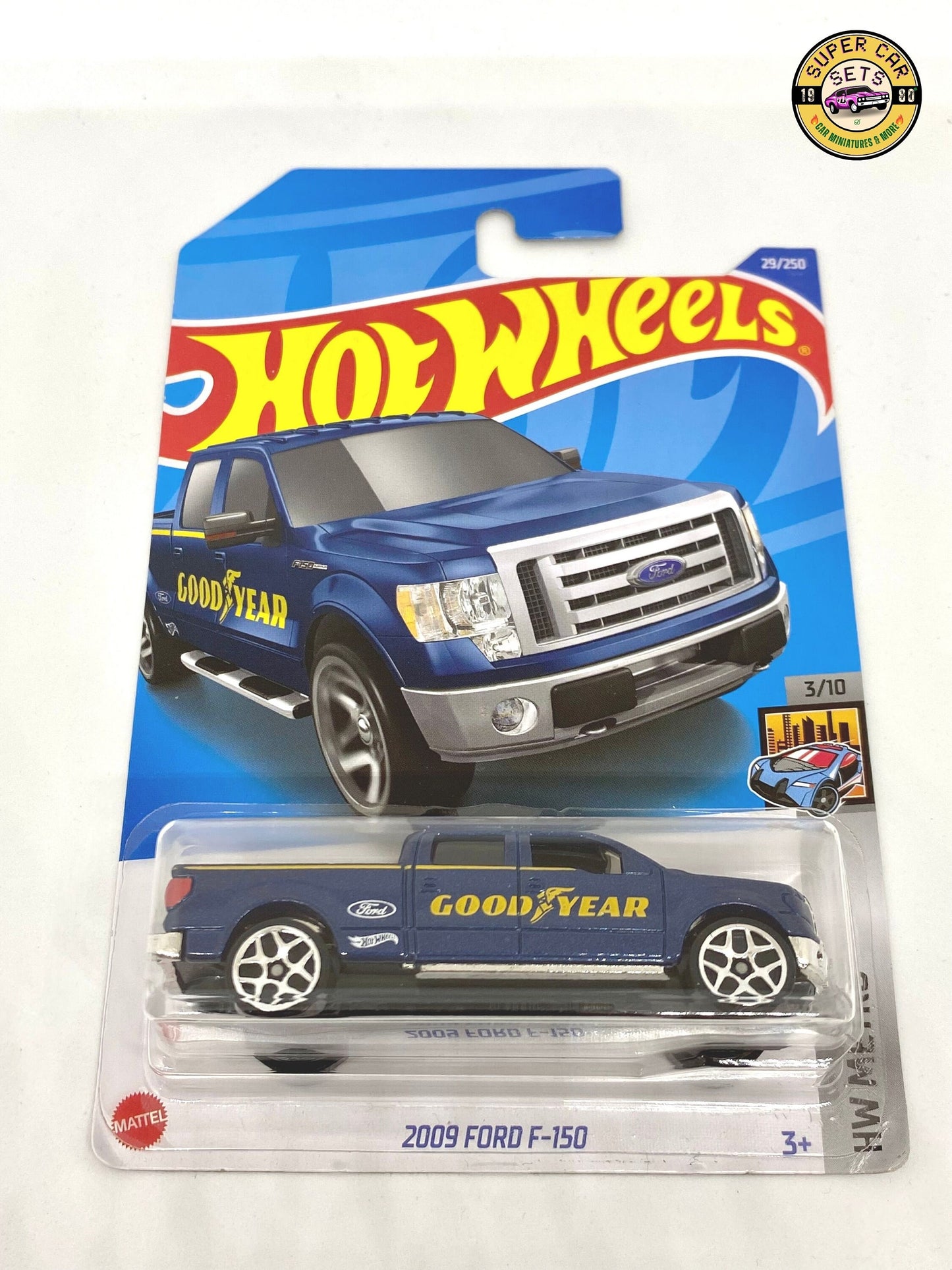 All 10 Hot Wheels HW Metro - Ensemble complet de 10 voitures - Ford F-150 2009 (avec une carte fissurée)