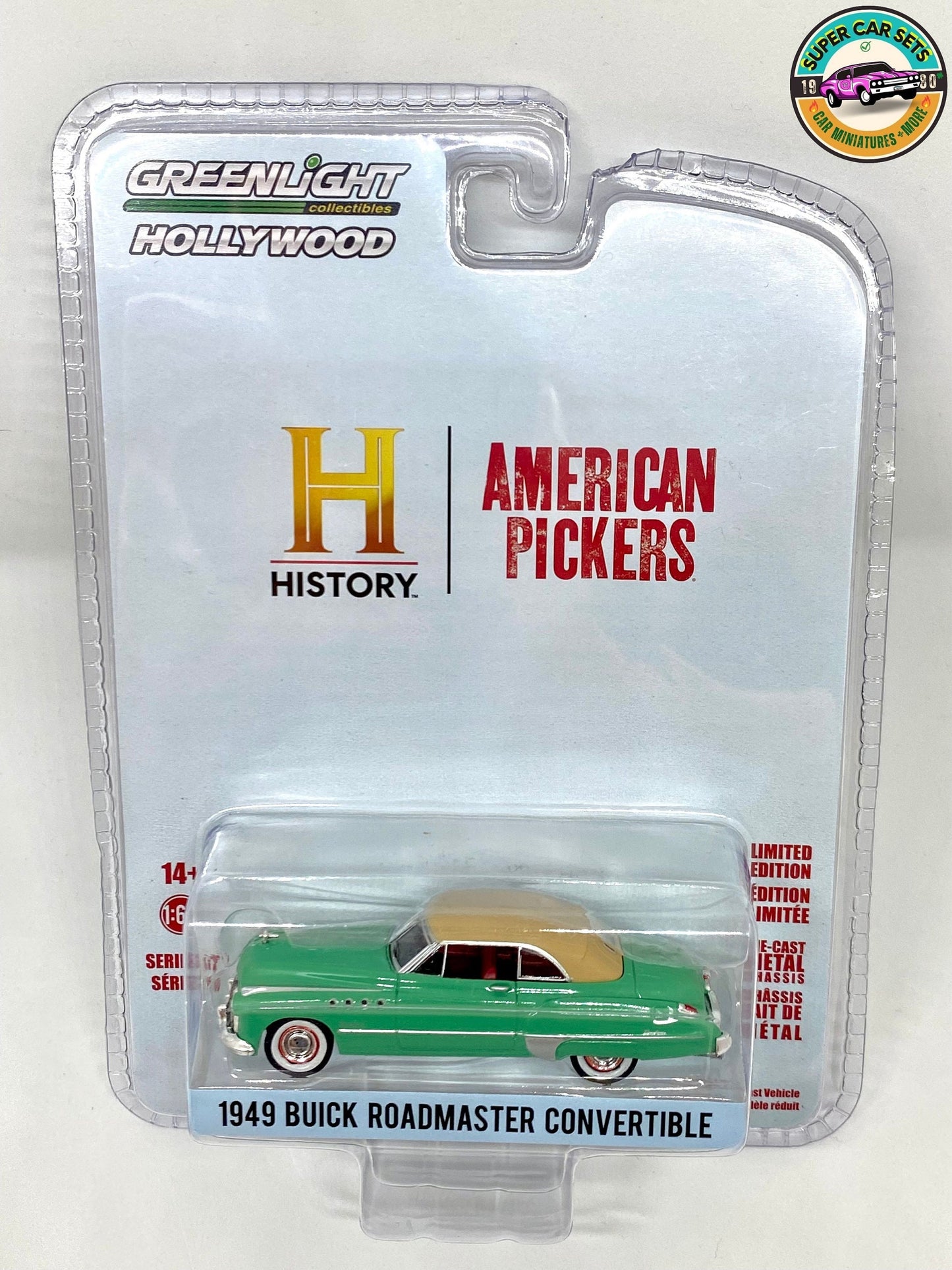 American Pickers 1949 Buick Roadmaster Cabriolet aus der Hollywood-Serie, hergestellt von Greenlight Collectables