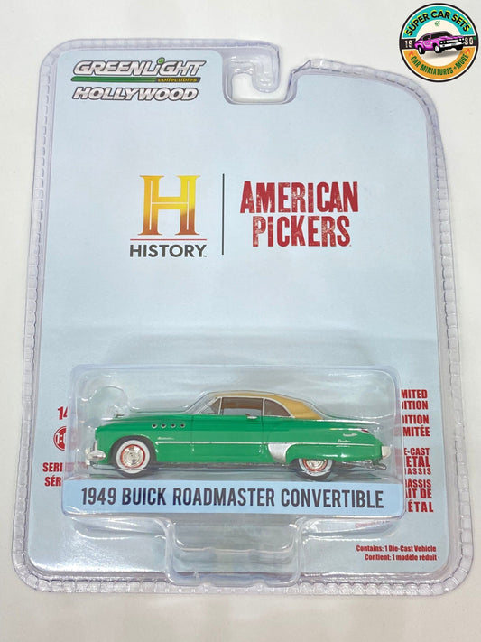 American Pickers Buick Roadmaster Convertible 1949 de la série Hollywood réalisée par Greenlight Collectables