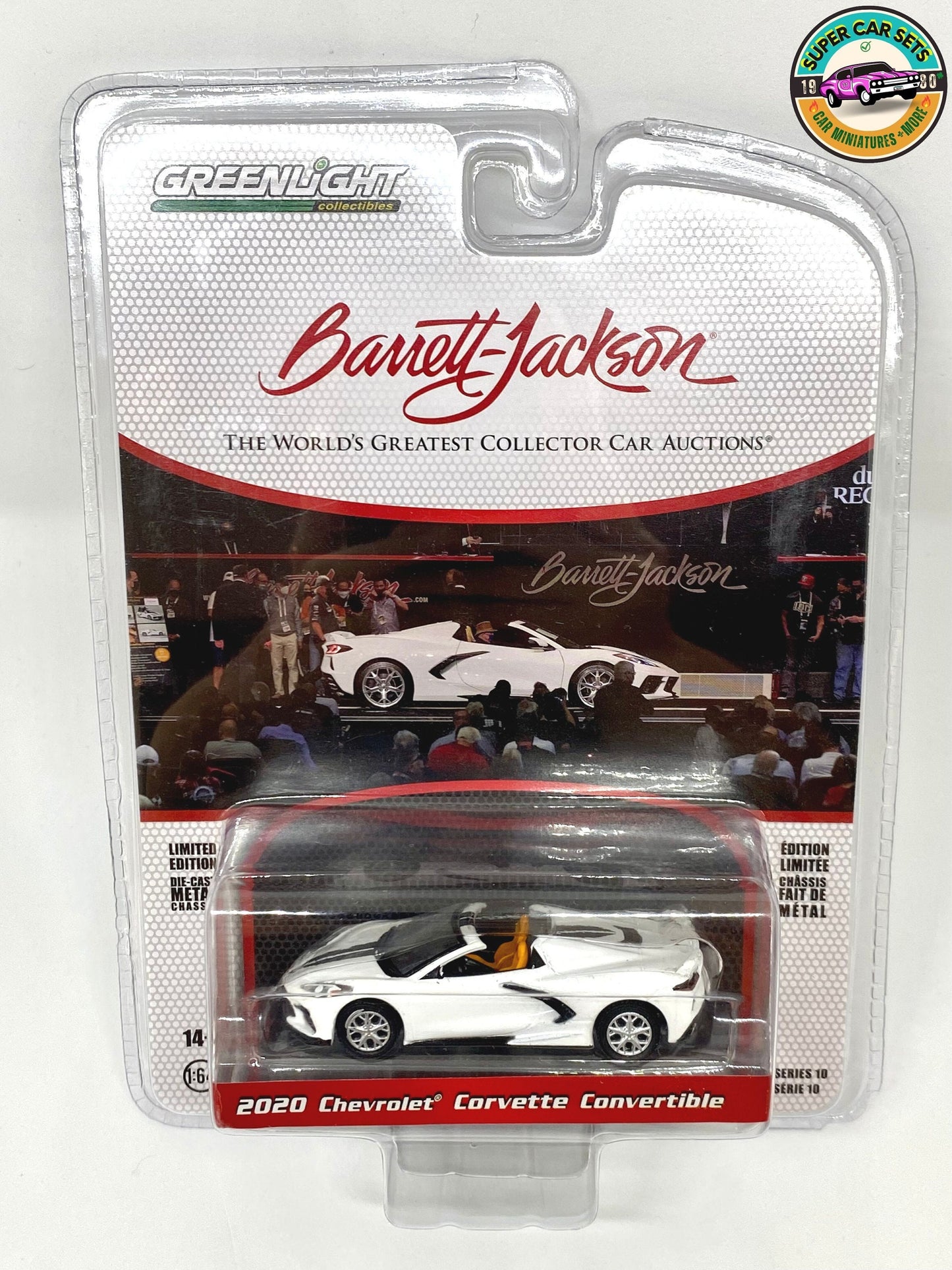 2020 Chevrolet Corvette Cabrio – Barrett-Jackson – Serie 10 – hergestellt von Greenlight Collectables