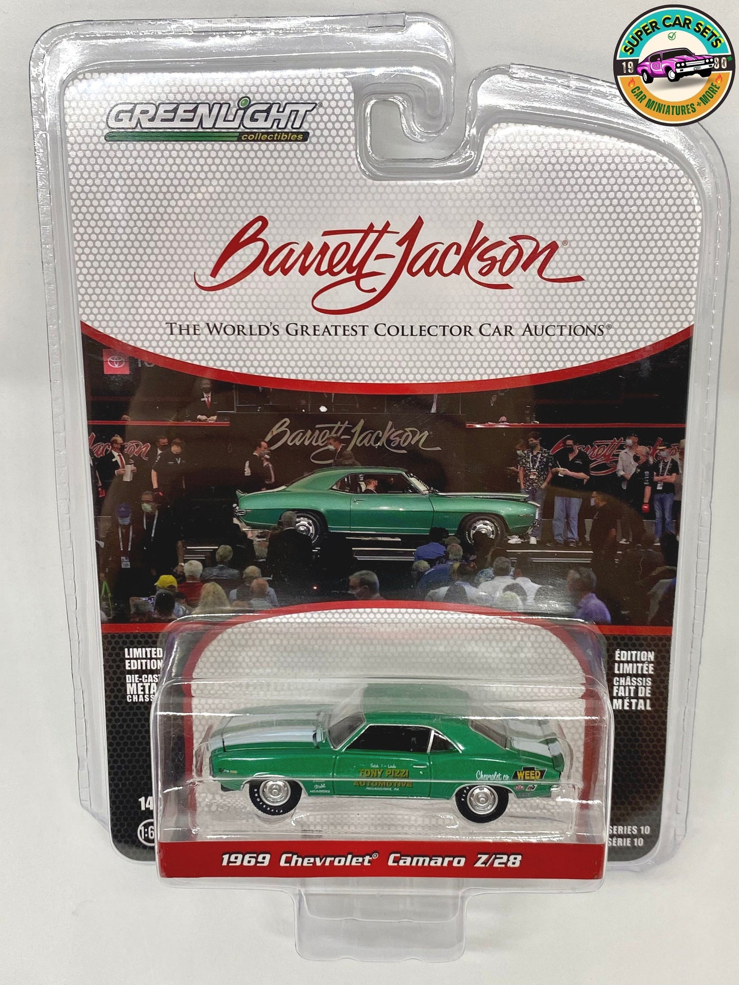 1969 Chevrolet Camaro X/28 - Barrett-Jackson - Série 10 - fabriqué par Greenlight Collectables