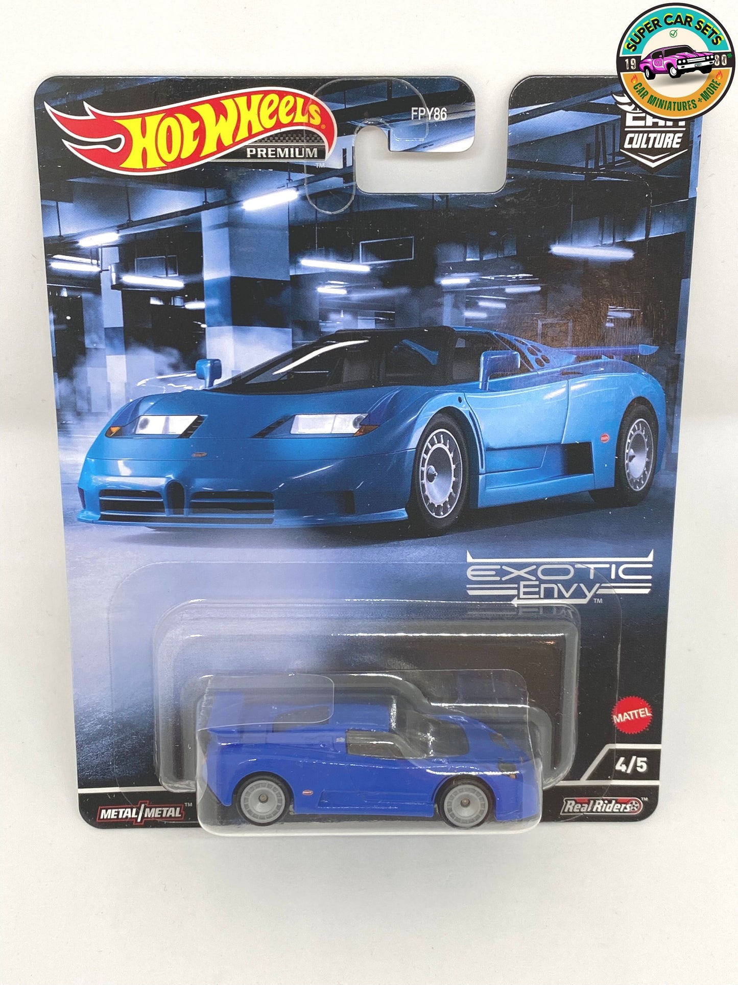 94 Bugatti EB110 de Hot Wheels Premium Car Culture Serie - Exotic Envy 4/5